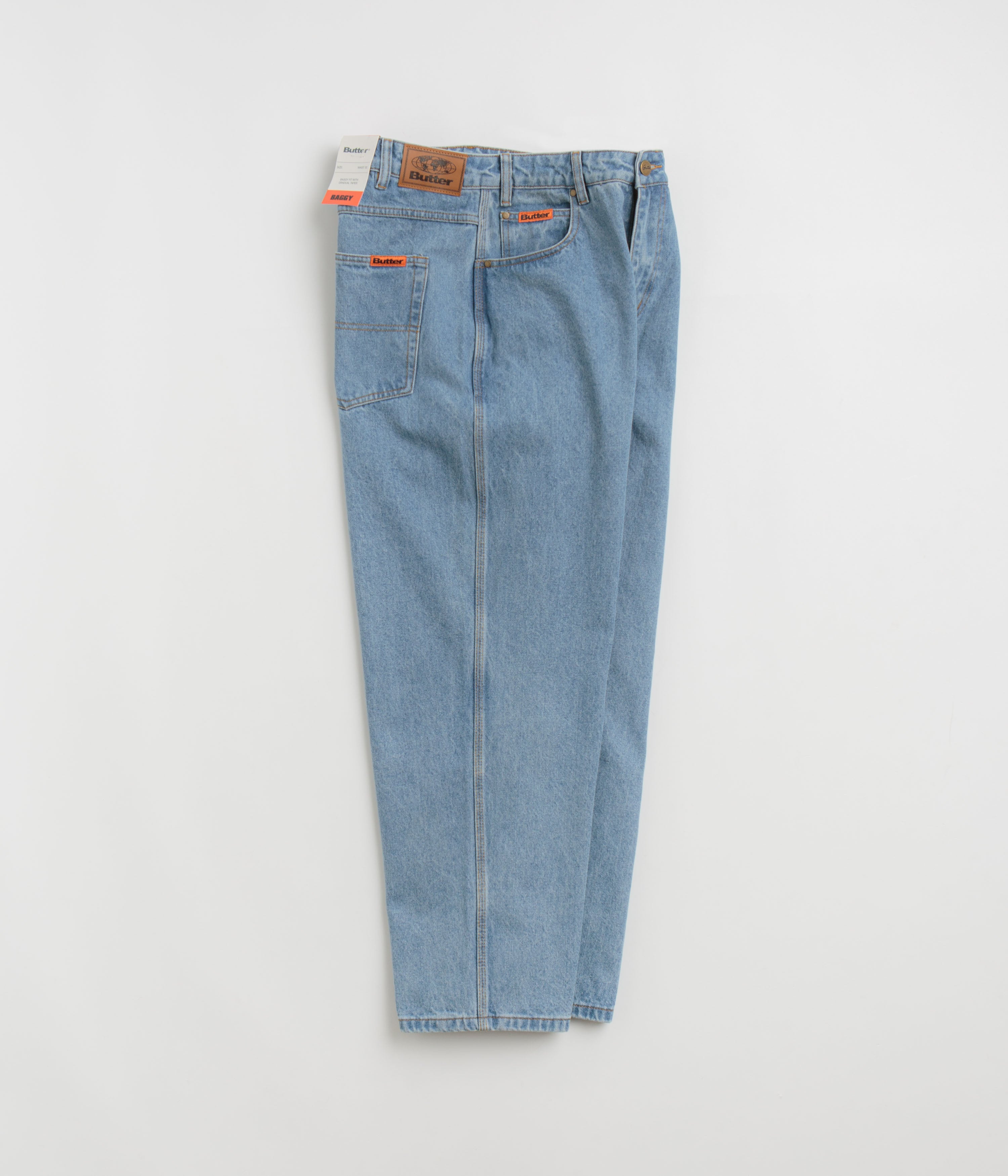 Butter Goods Washed Indigo Baggy Jeans - The Ultimate Fashion Statement