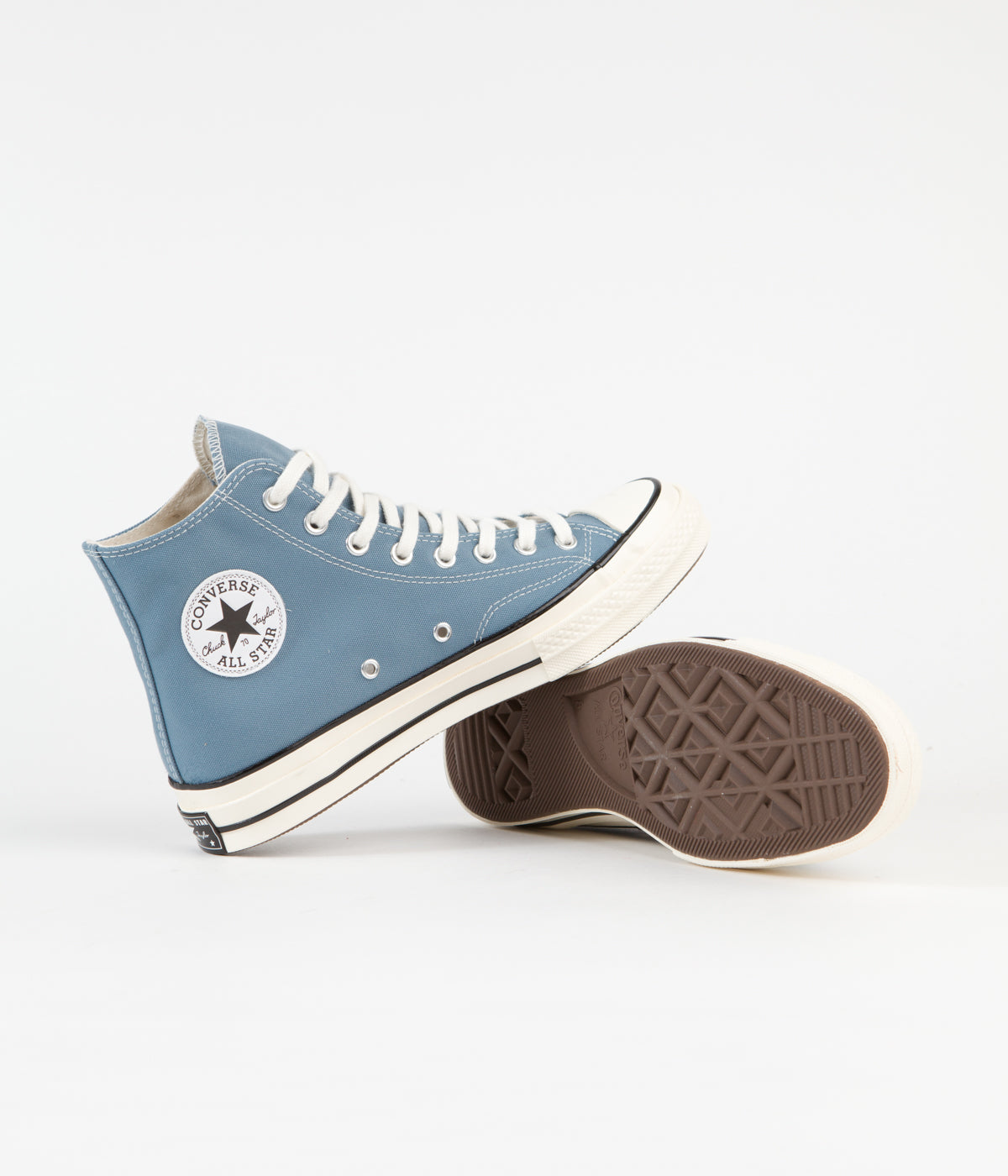 Converse CTAS 70's Hi Recycled Shoes - Stylish Indigo Oxide, Egret & Black