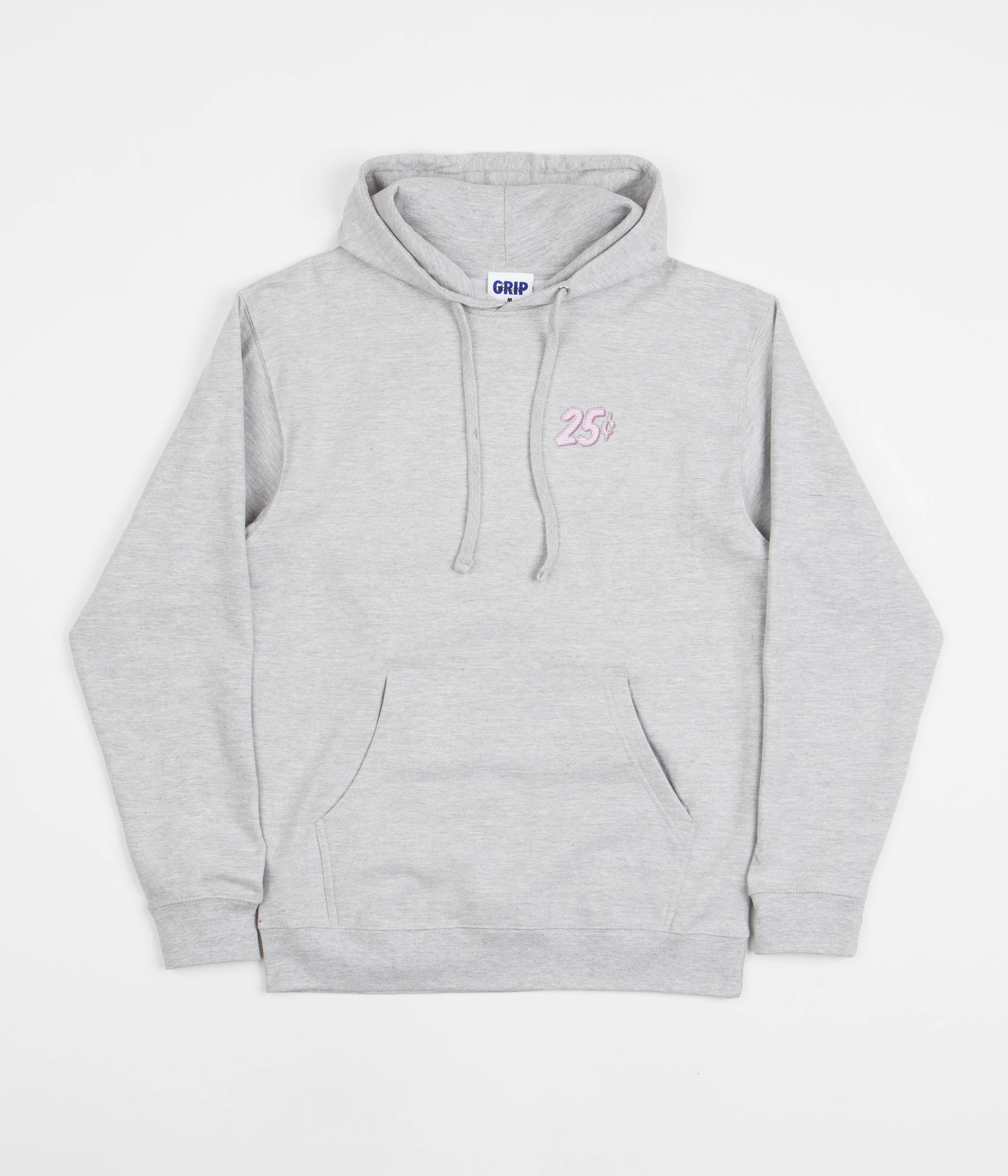 Don't Miss! Classic Grip x Quartersnacks Buss Down Heather Grey Hoodie