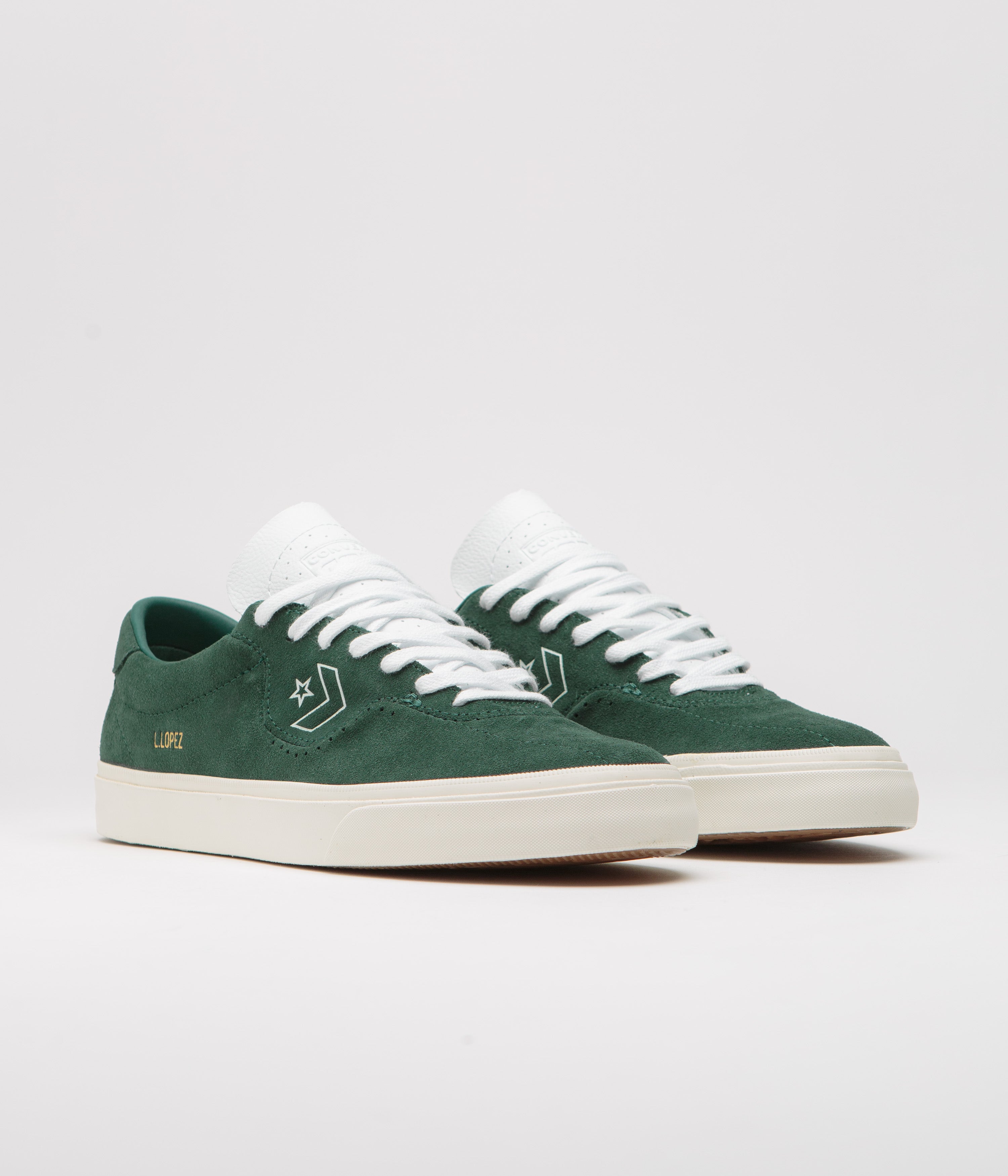 Converse Louie Lopez Pro Ox Shoes - Stunning Dragon Scale & White Design