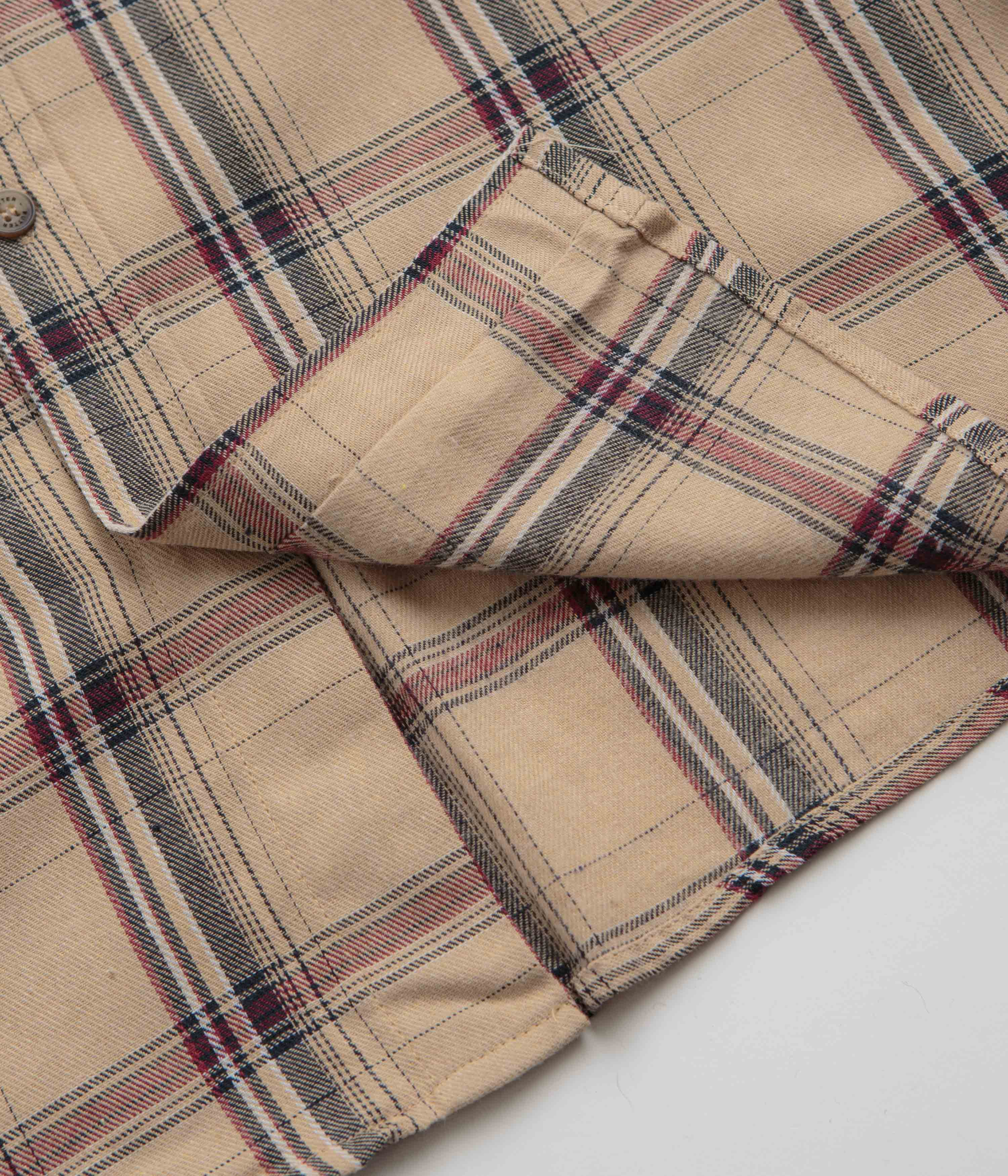 Butter Goods Tan Bugs Flannel Shirt - Irresistible Style!