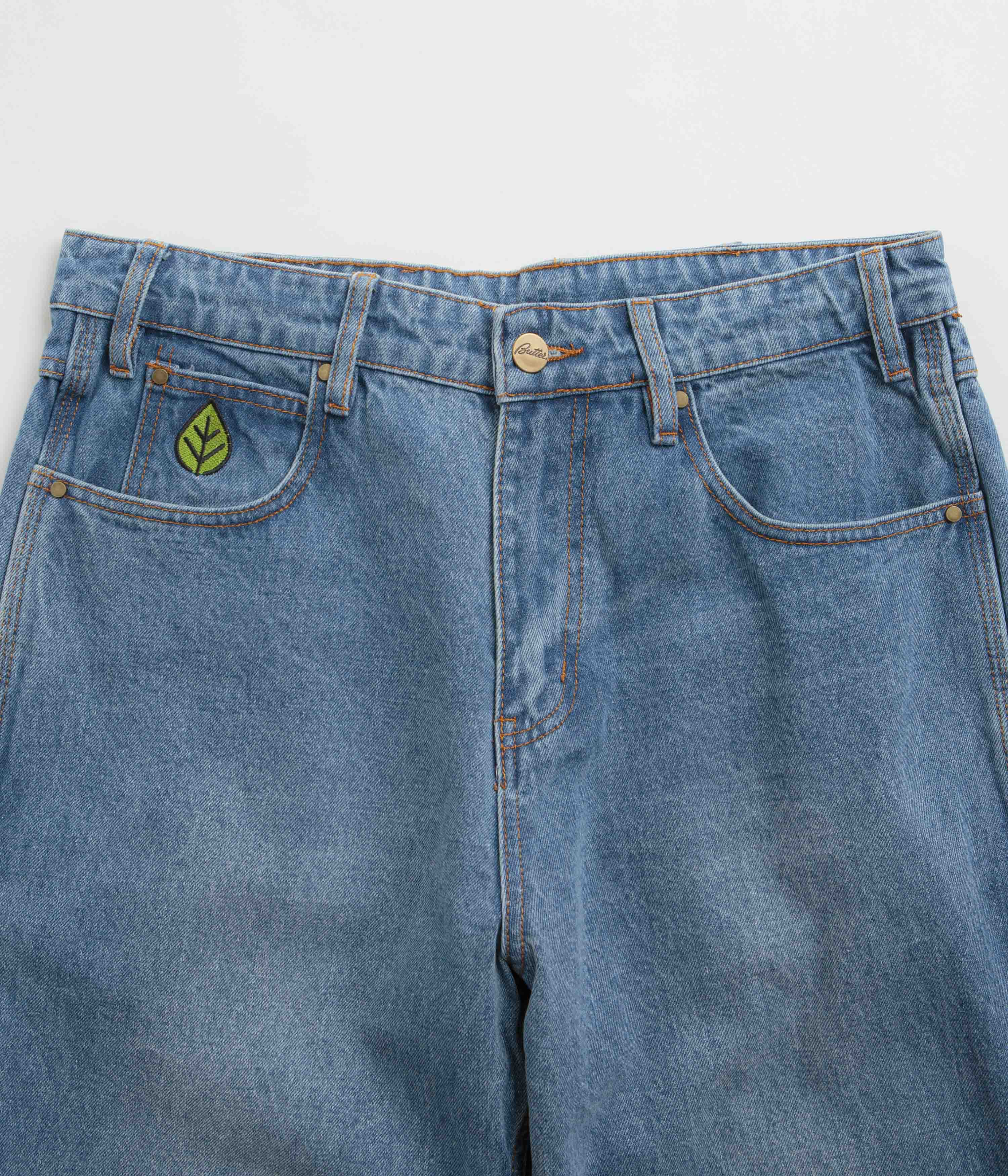 Butter Goods Weathergear Heavyweight Jeans - Stylish Worn Indigo