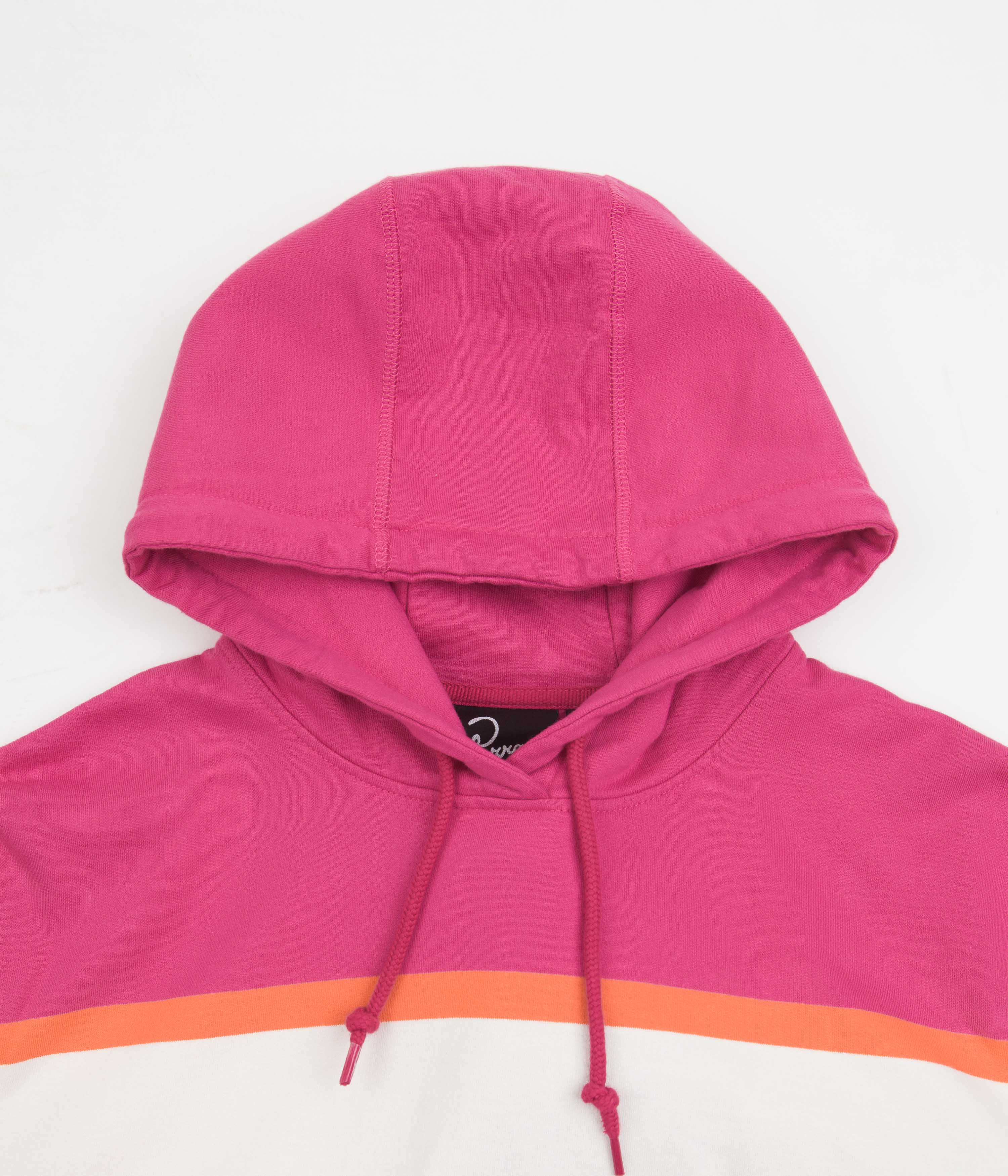 by Parra Mid 90 Stripes Pink Hoodie - A Fashion Statement