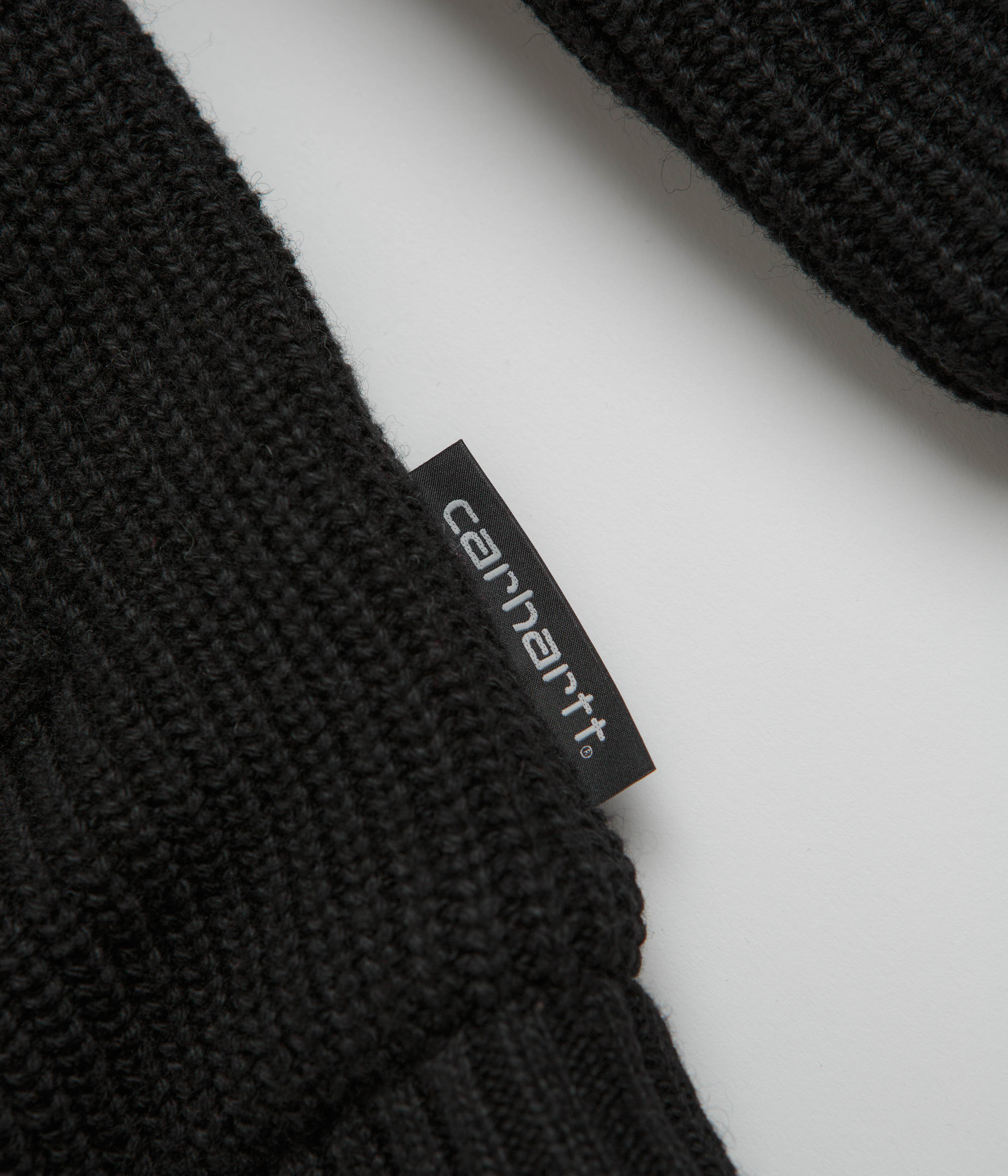 Carhartt Banley Black Sweater Jacket - A Timeless Workwear Essential
