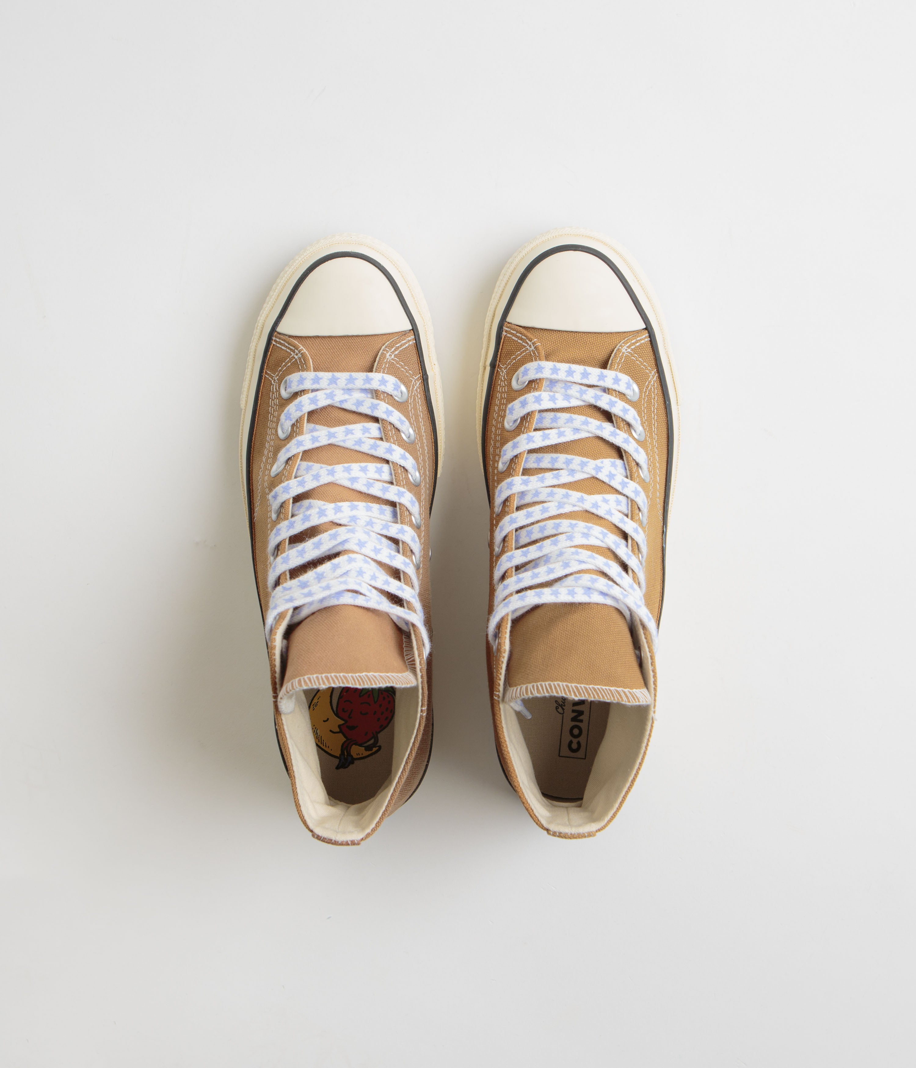 Converse x Sky High Farm Chuck 70 Hi Shoes - Stunning Brown / Egret