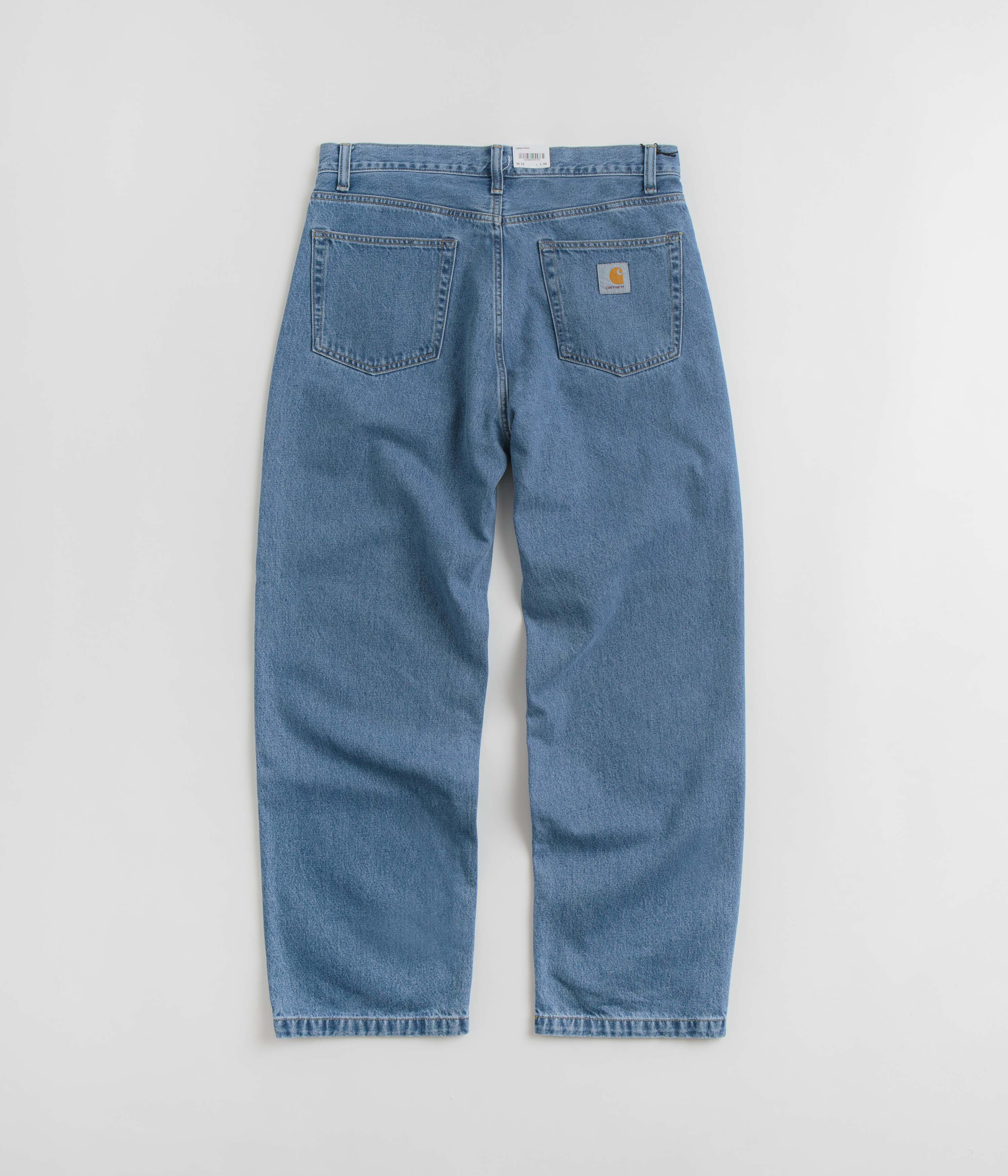 Carhartt Landon Blue Heavy Stone Washed Pants - A Must-Have!