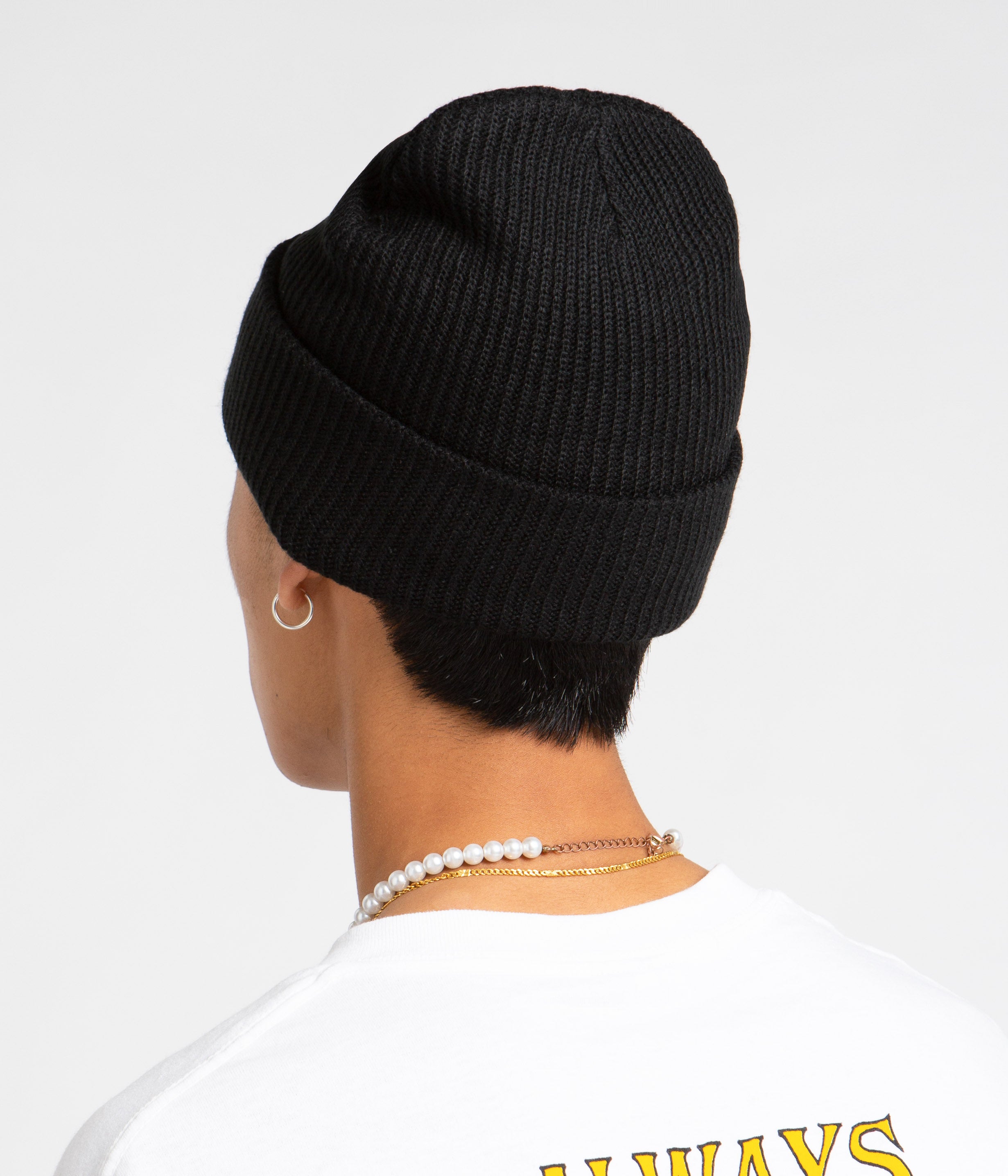 by Parra Black Mirrored Flag Logo Beanie - A Fashion Statement!
