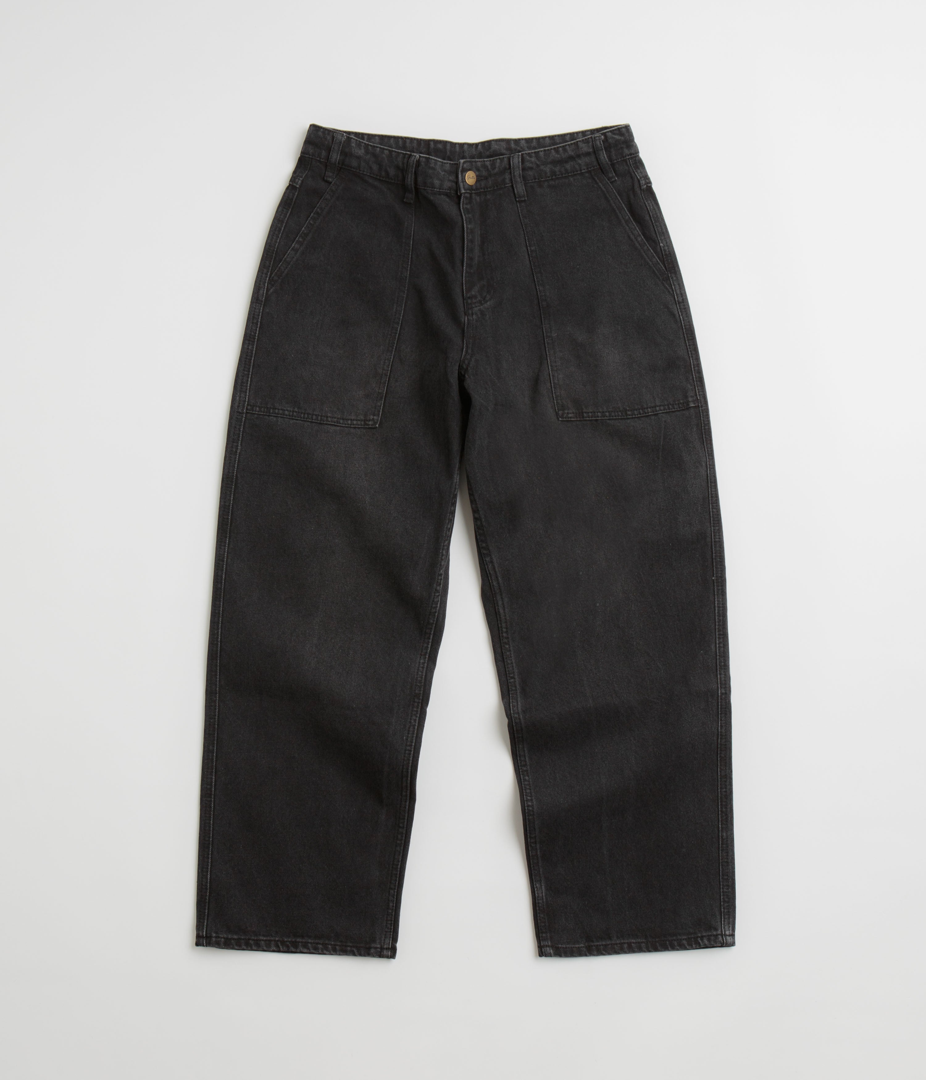 Butter Goods Faded Black Patch Pocket Jeans - A Trendy Must-Have!