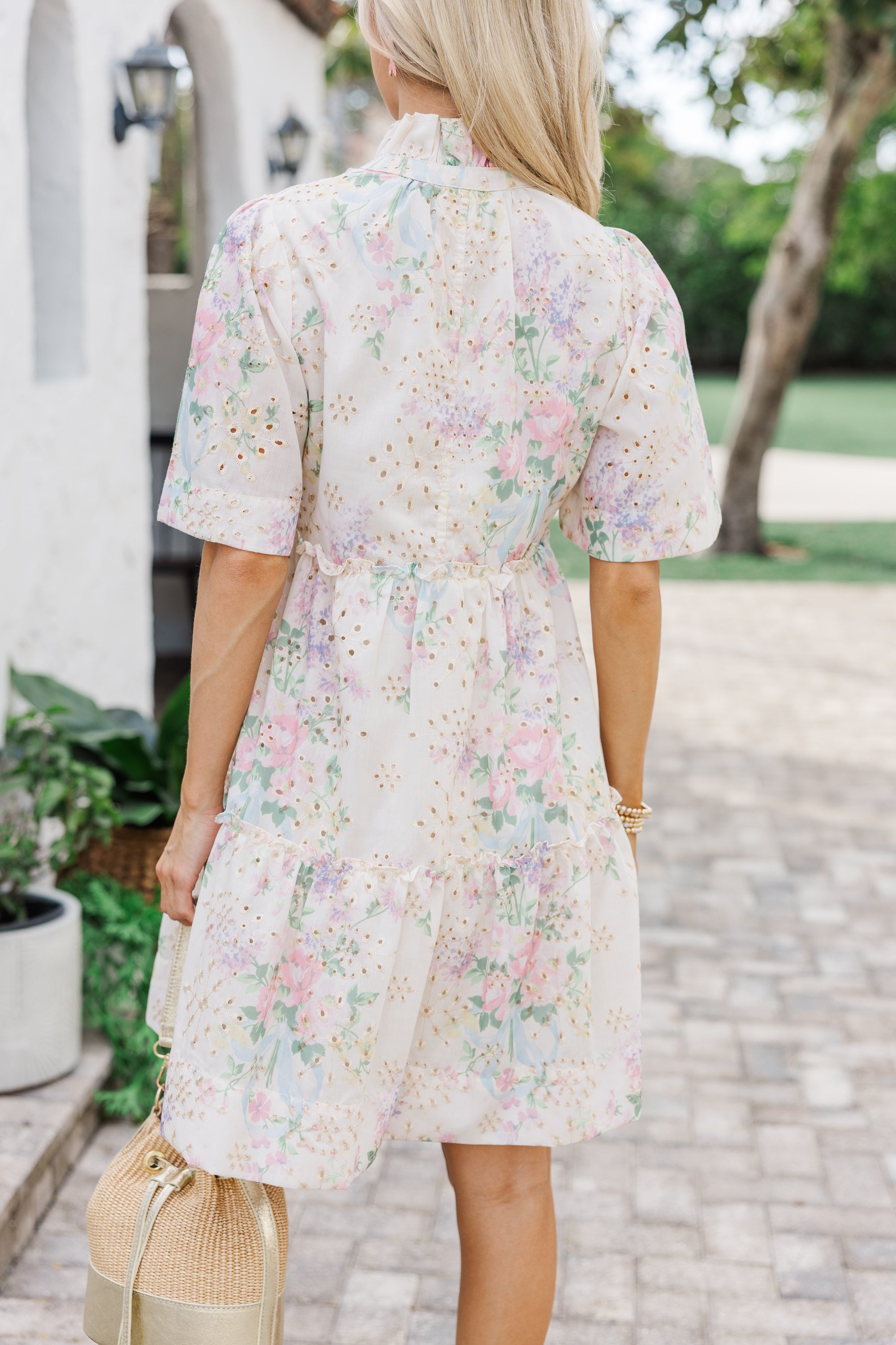 Gorgeous Floral Eyelet Babydoll Dress for Your Best Moments