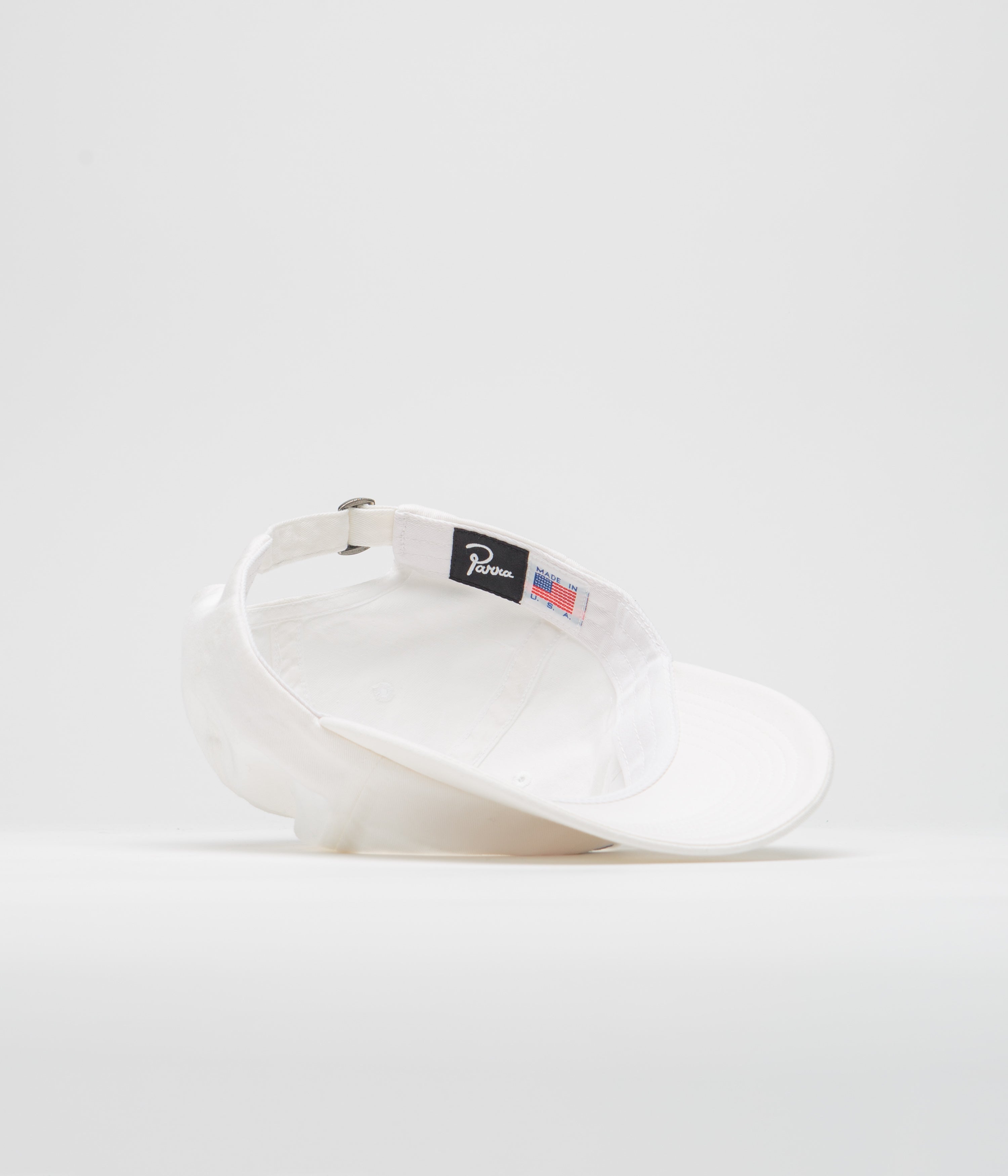 Stunning by Parra Script Logo Cap - Crisp White