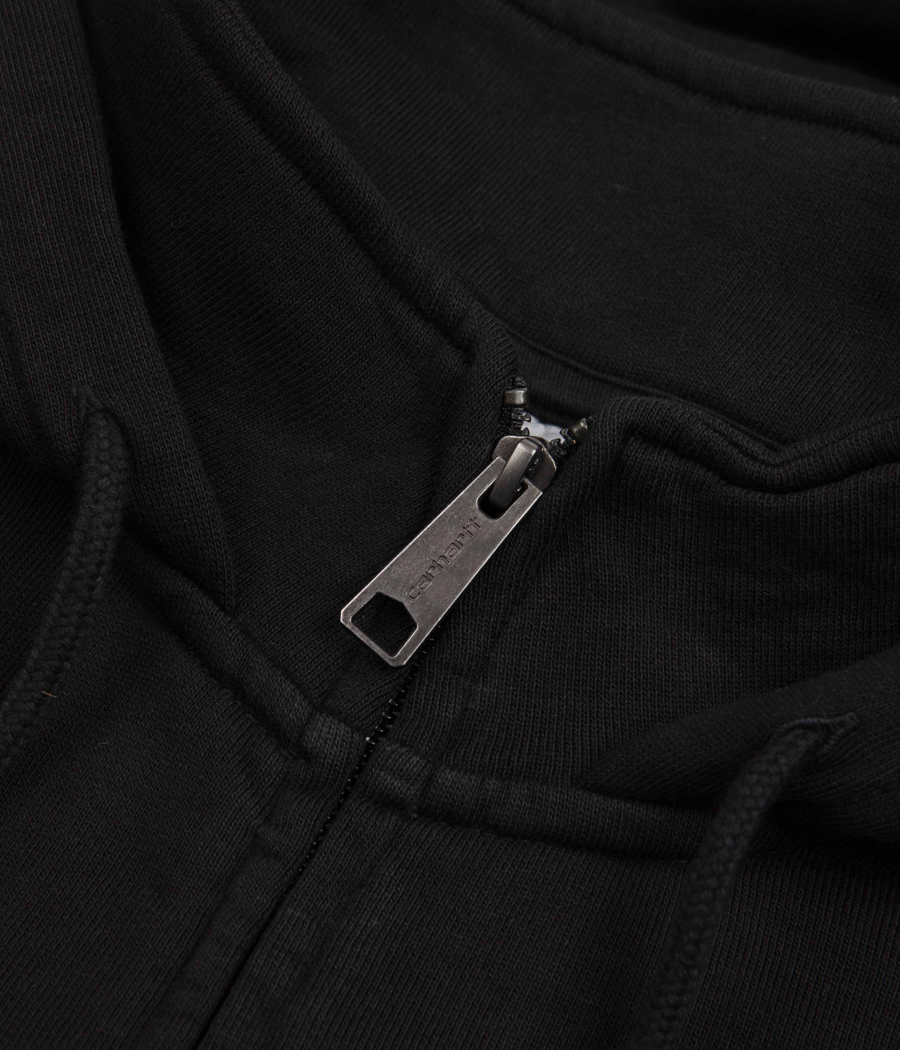 Stylish Carhartt Wade Black Half Zip Hoodie