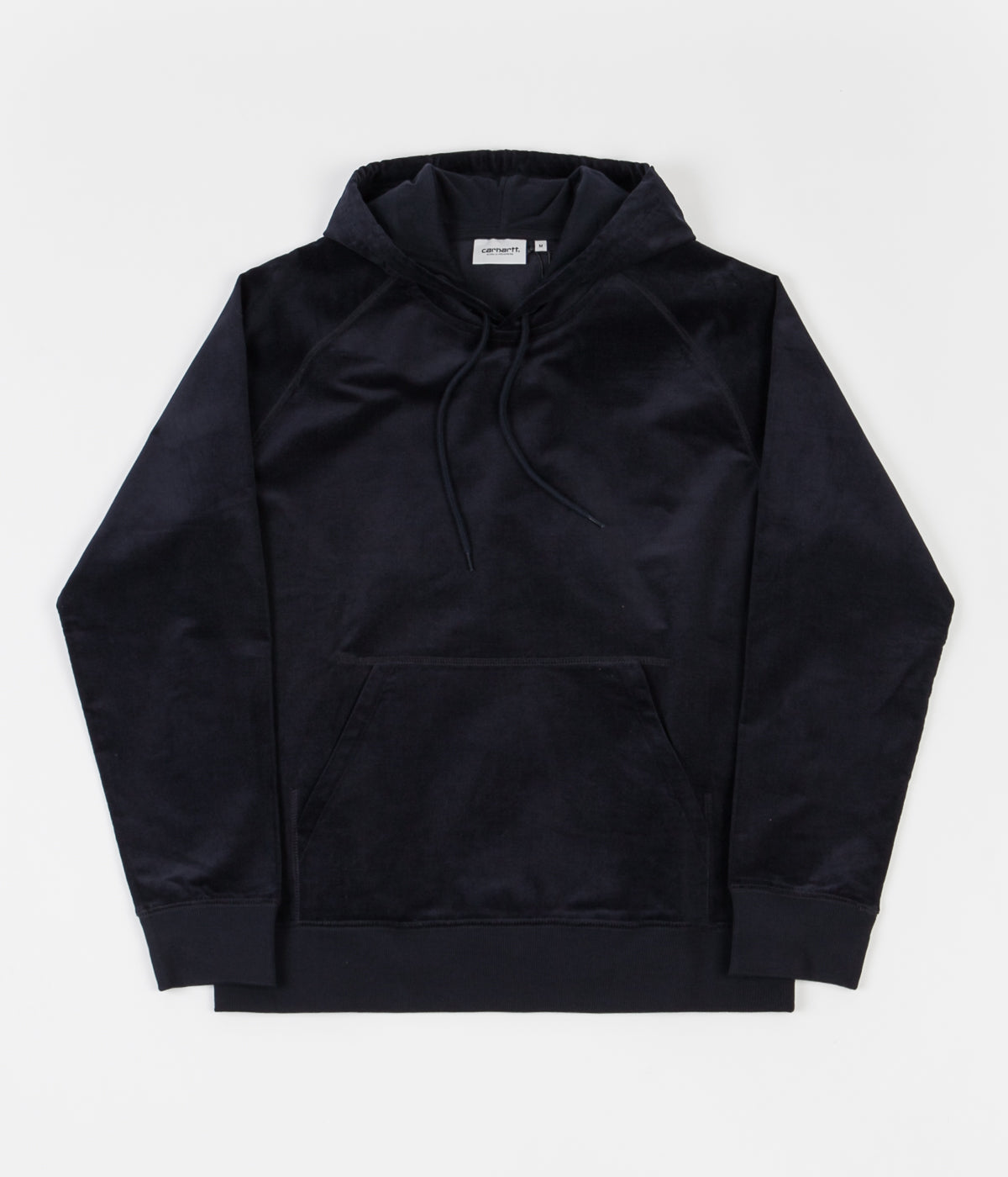 Carhartt Cord Hoodie - Dark Navy with Gold Accents