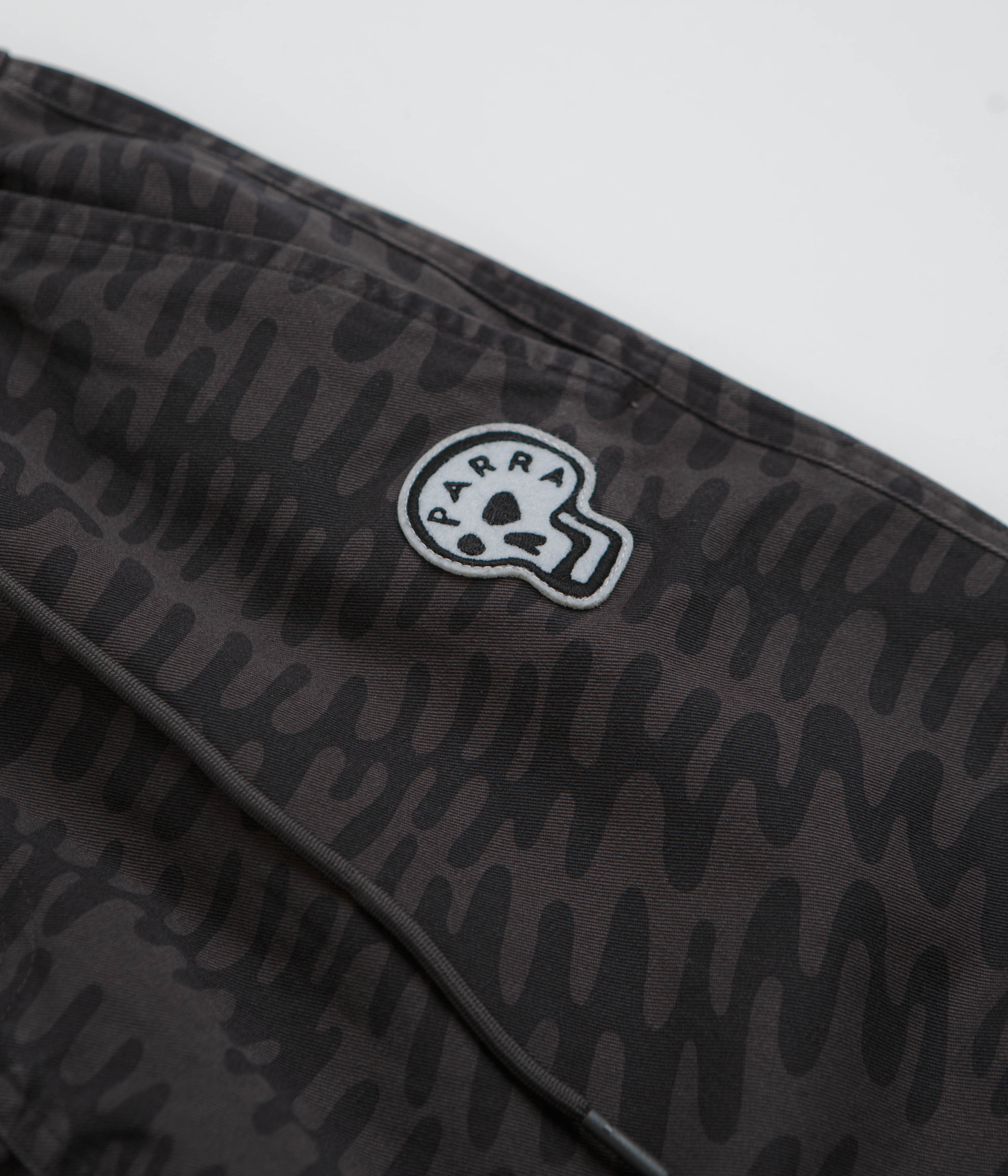 Stunning by Parra Washed Grey Stitched Skull Pants