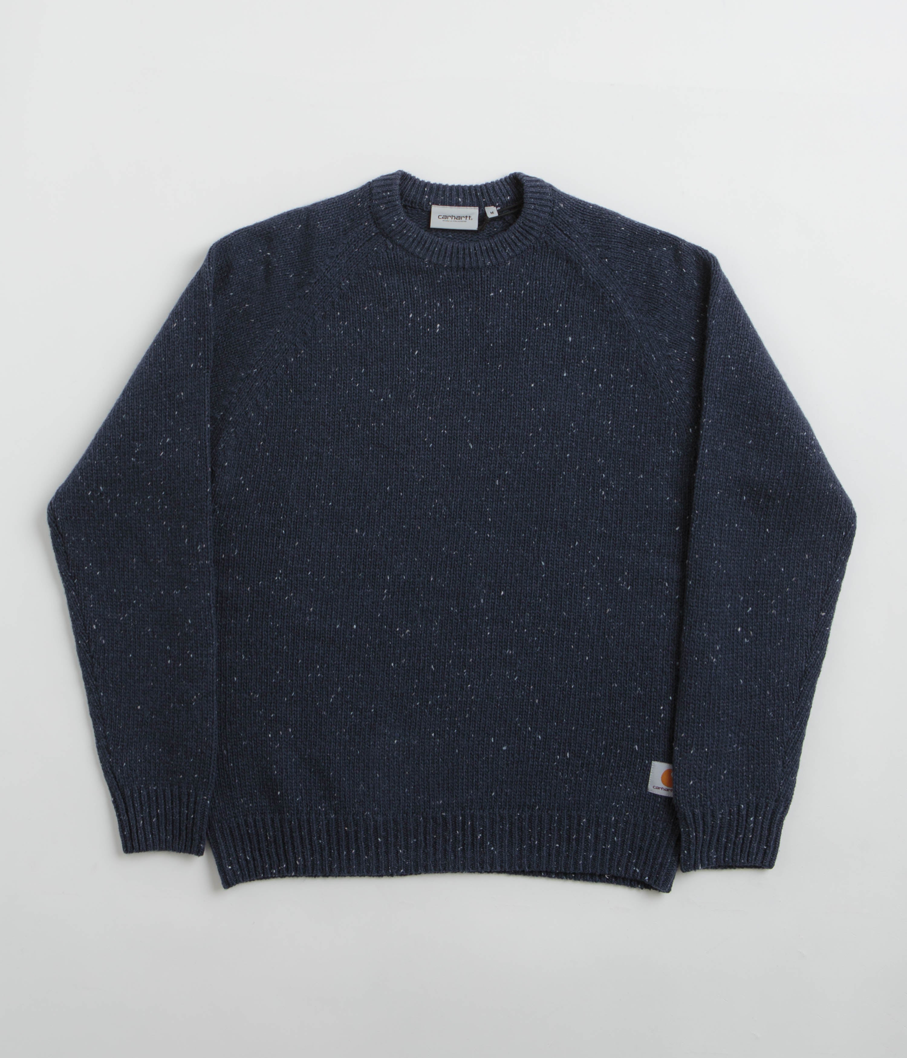 Carhartt Anglistic Crewneck Sweatshirt - Stunning Speckled Air Force Blue