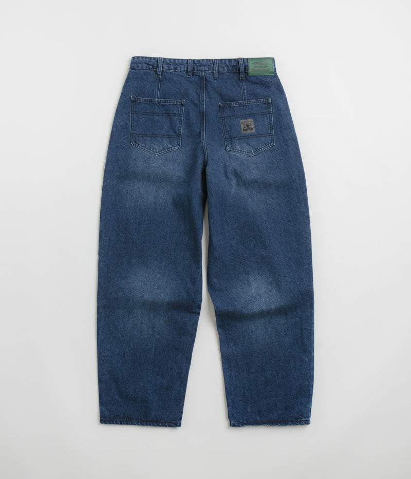 Butter Goods Wide Cut Jeans - Stunning Washed Slub Blue