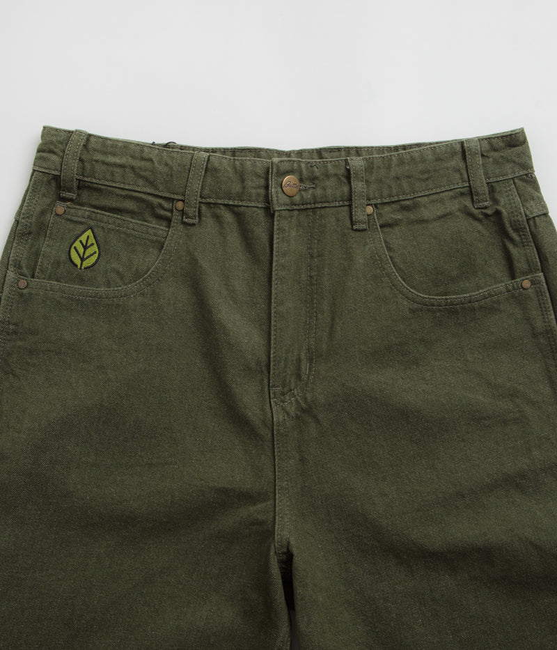 Butter Goods Weathergear Faded Army Denim Shorts - A Must - Have!