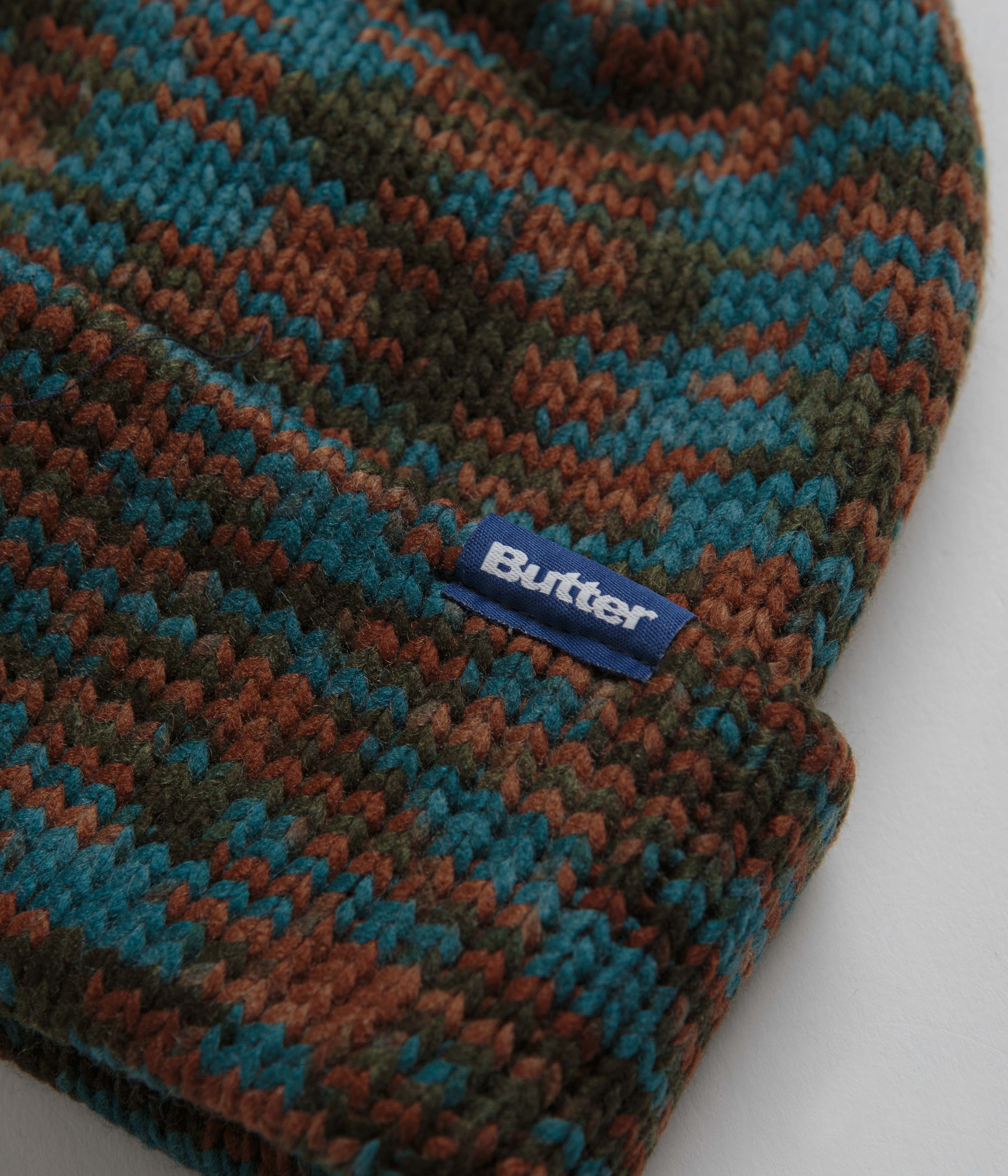 Butter Goods Bluff Speckle Beanie - Stunning Brown
