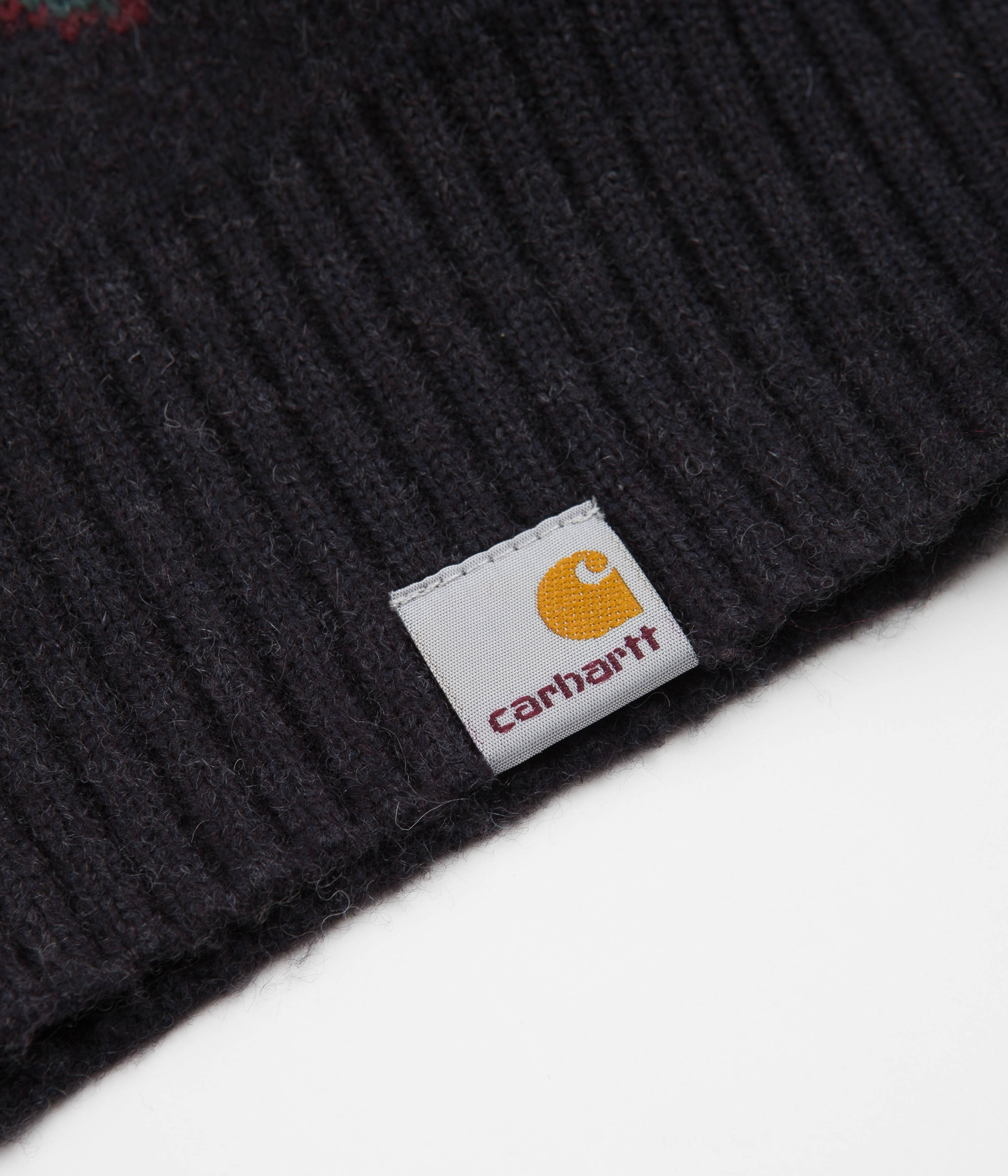 Carhartt Verse Cardigan - Stunning Verse Jacquard in Dark Navy