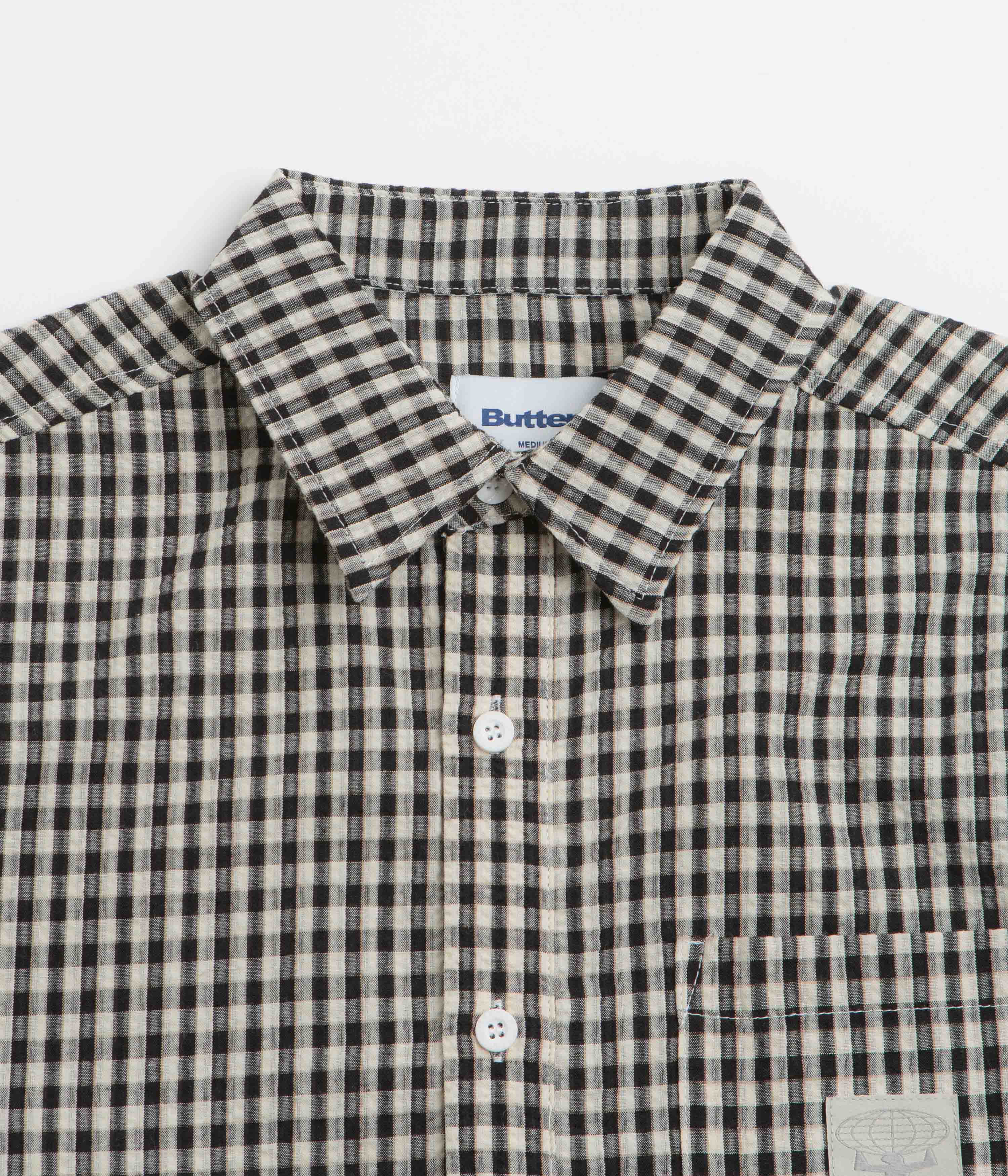 Stylish Butter Goods Black Short Sleeve Equipment Shirt