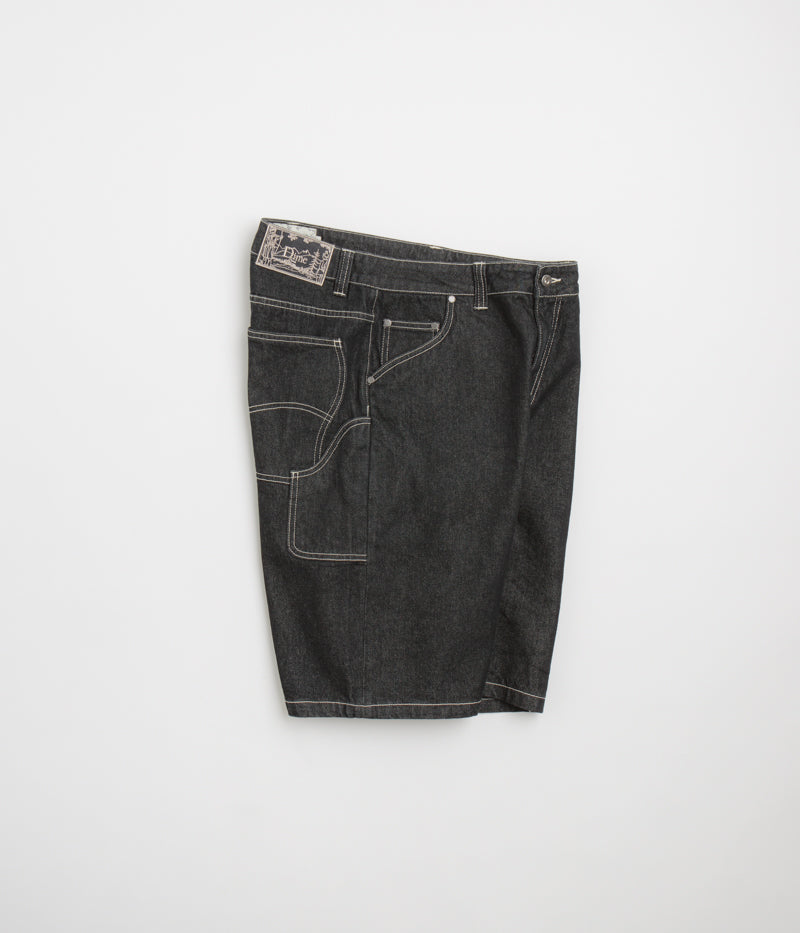 Dime's Stunning Black Washed Classic Denim Shorts