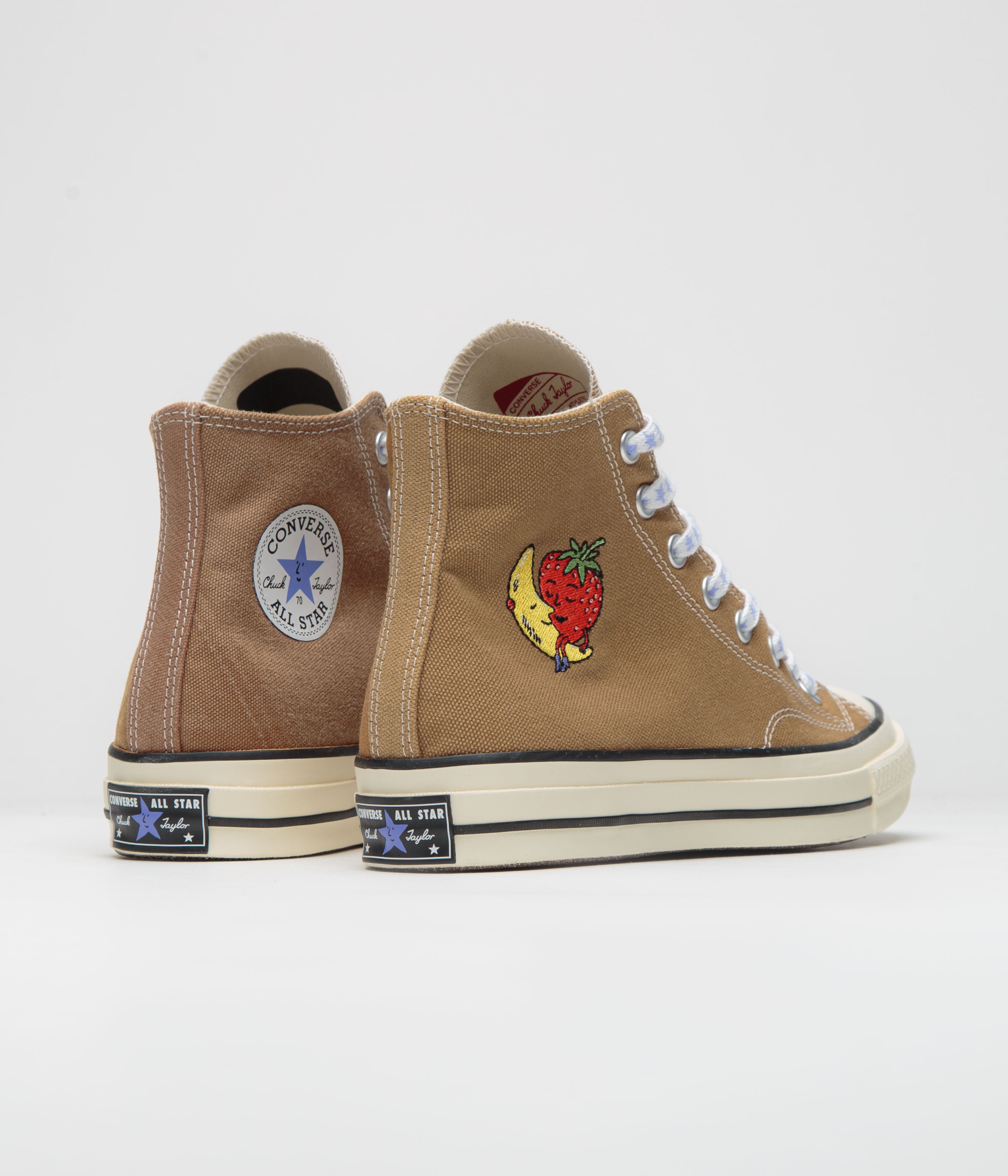 Converse x Sky High Farm Chuck 70 Hi Shoes - Stunning Brown / Egret