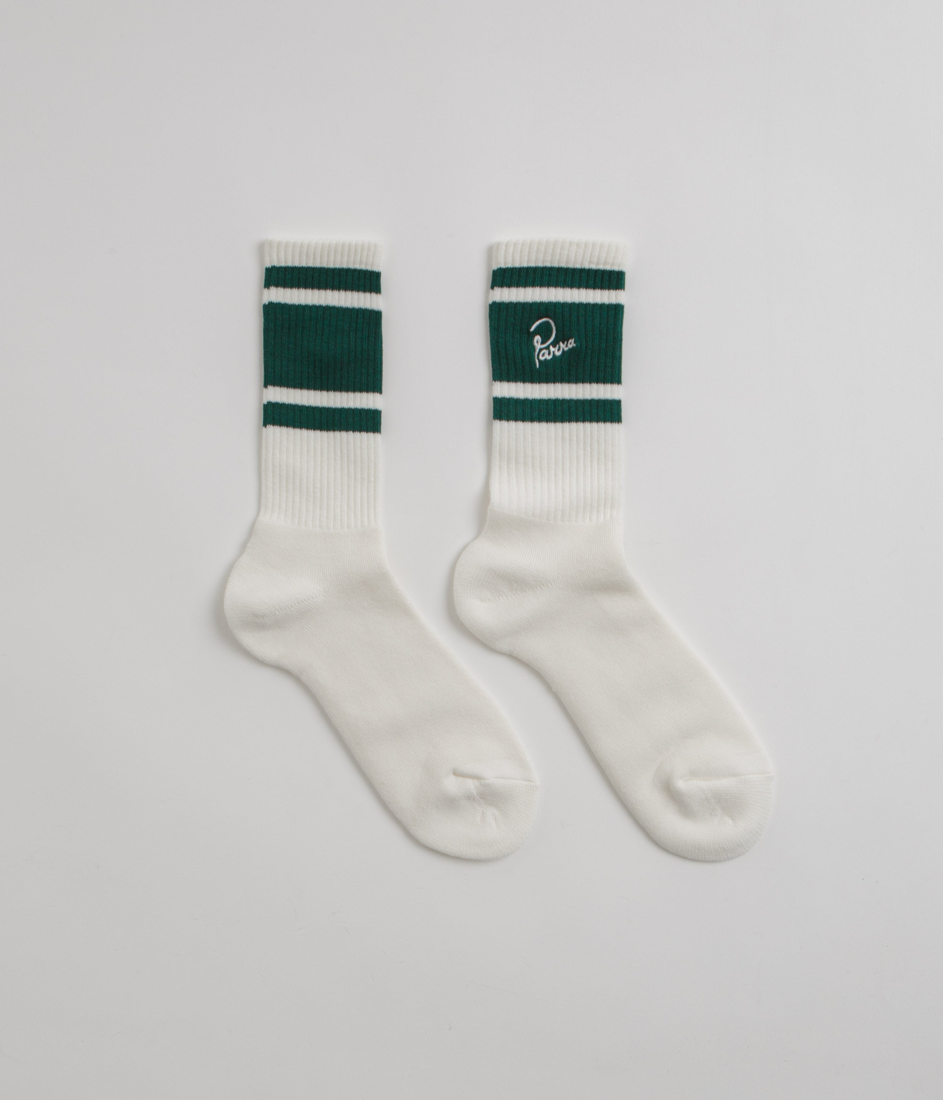 by Parra's Stunning Off-White Signature Striped Crew Socks