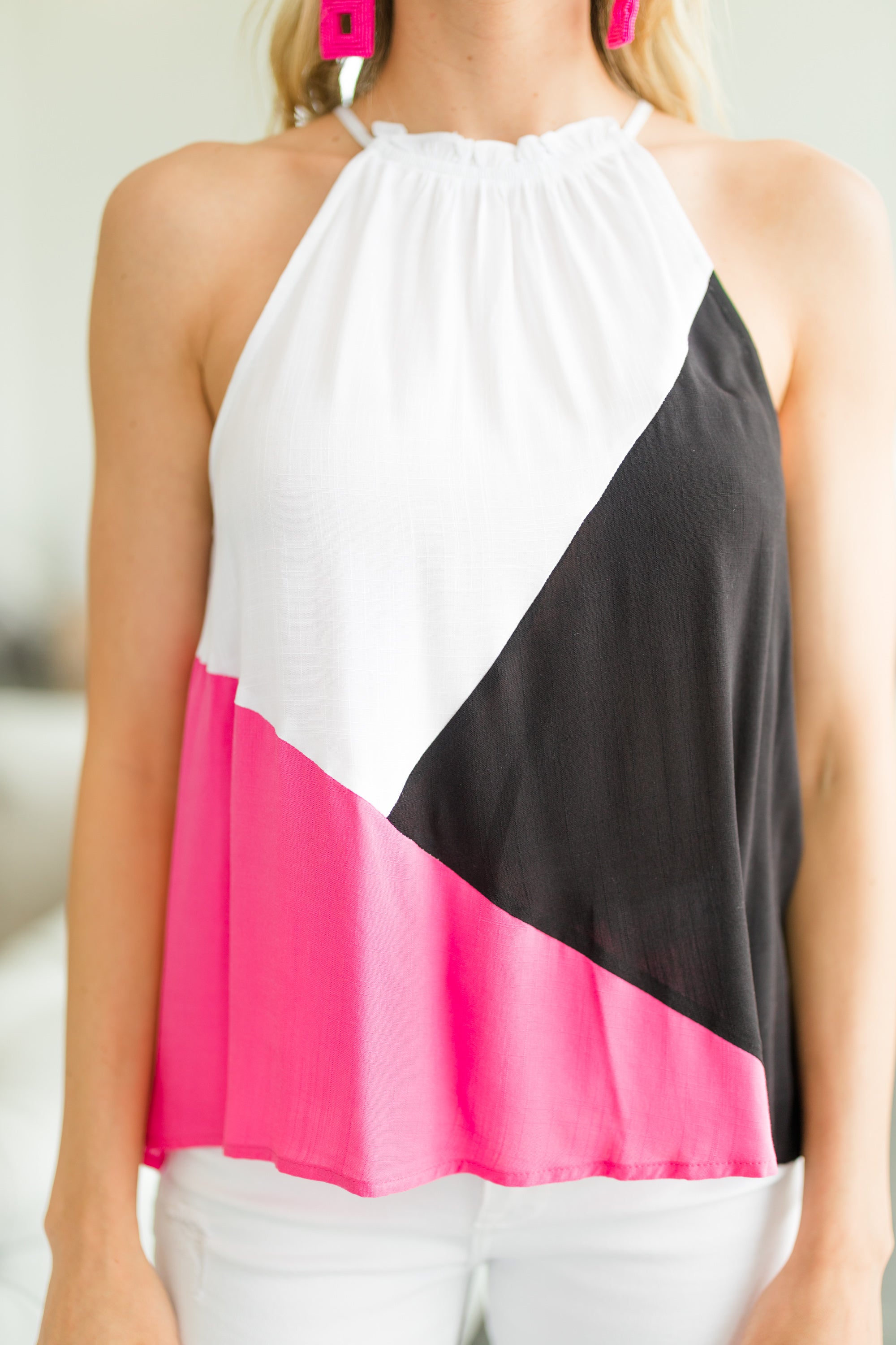 Be Your Best Black Colorblock Tank - Look Fabulous Every Day!