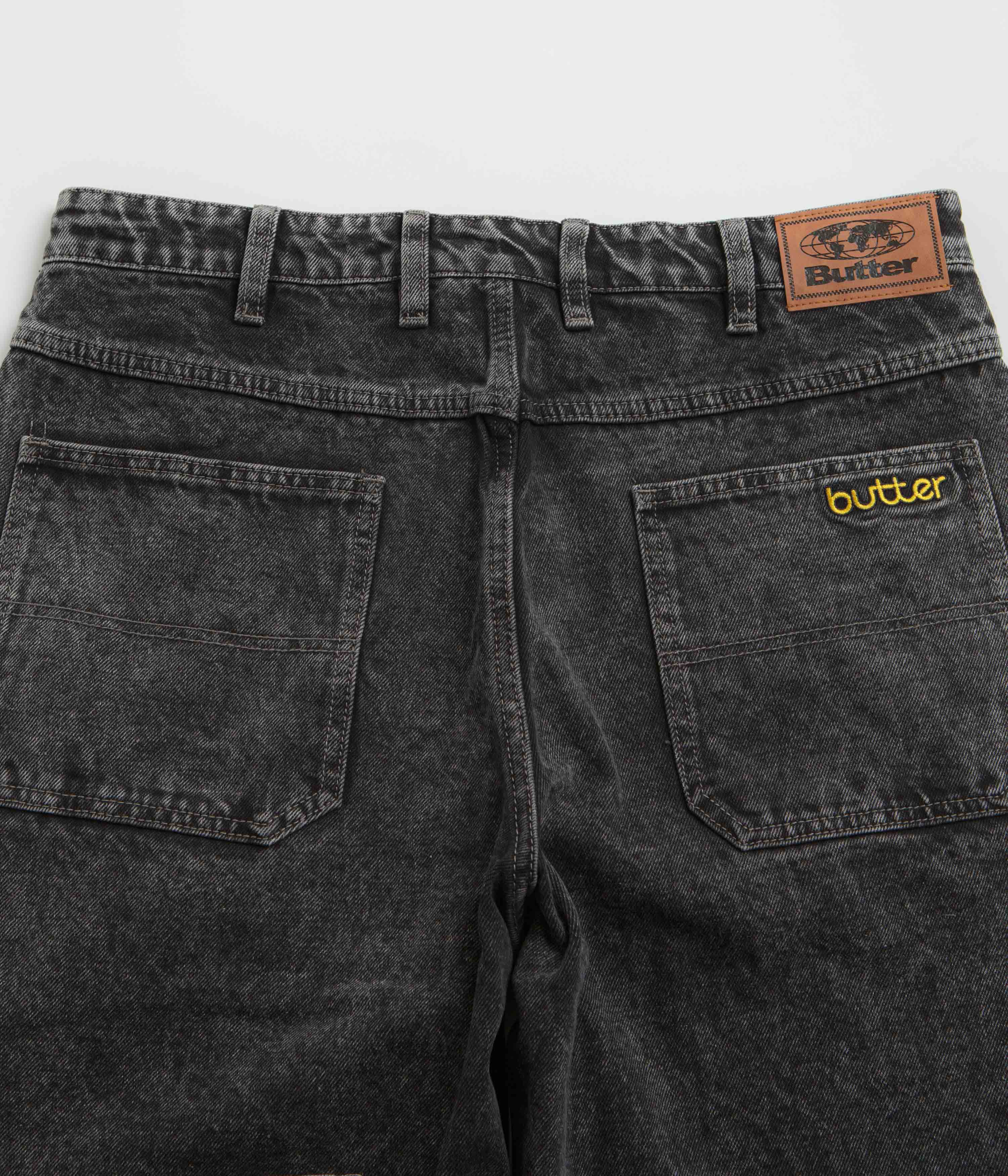 Butter Goods Alpine Distressed Black Jeans - A Must-Have!