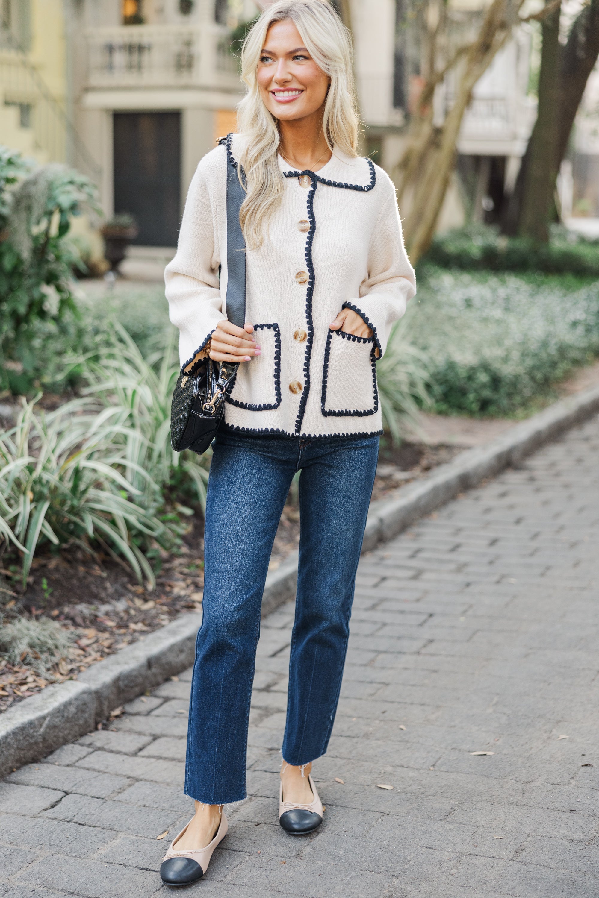 Joyful Days Ecru White Cardigan: Your Cozy Style Essential