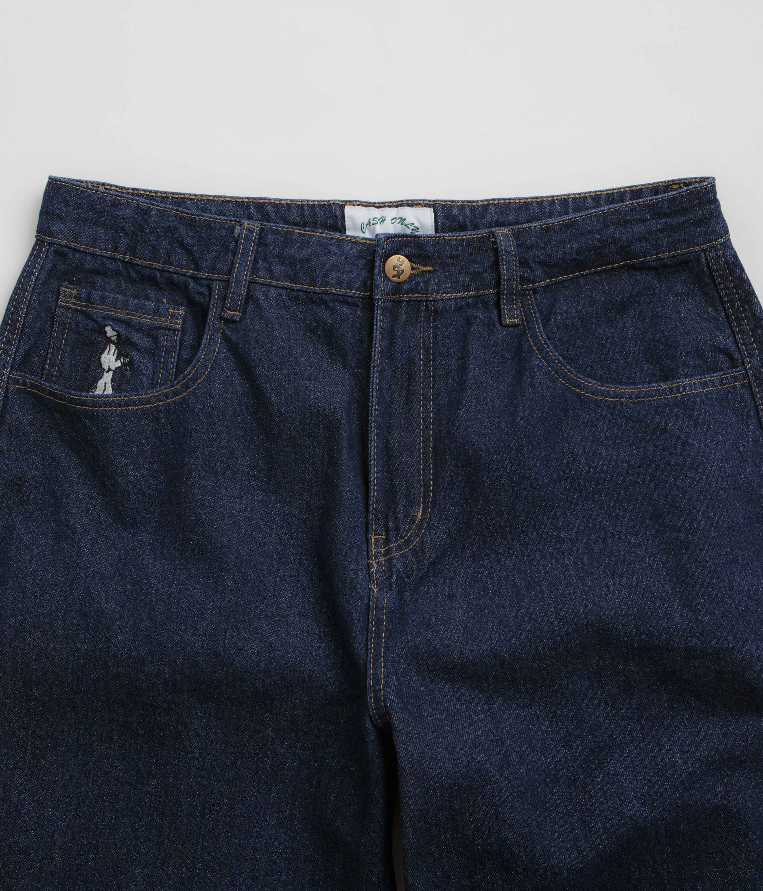 Cash Only Aleka Jeans - Raw Indigo: Ultra Cool Denim
