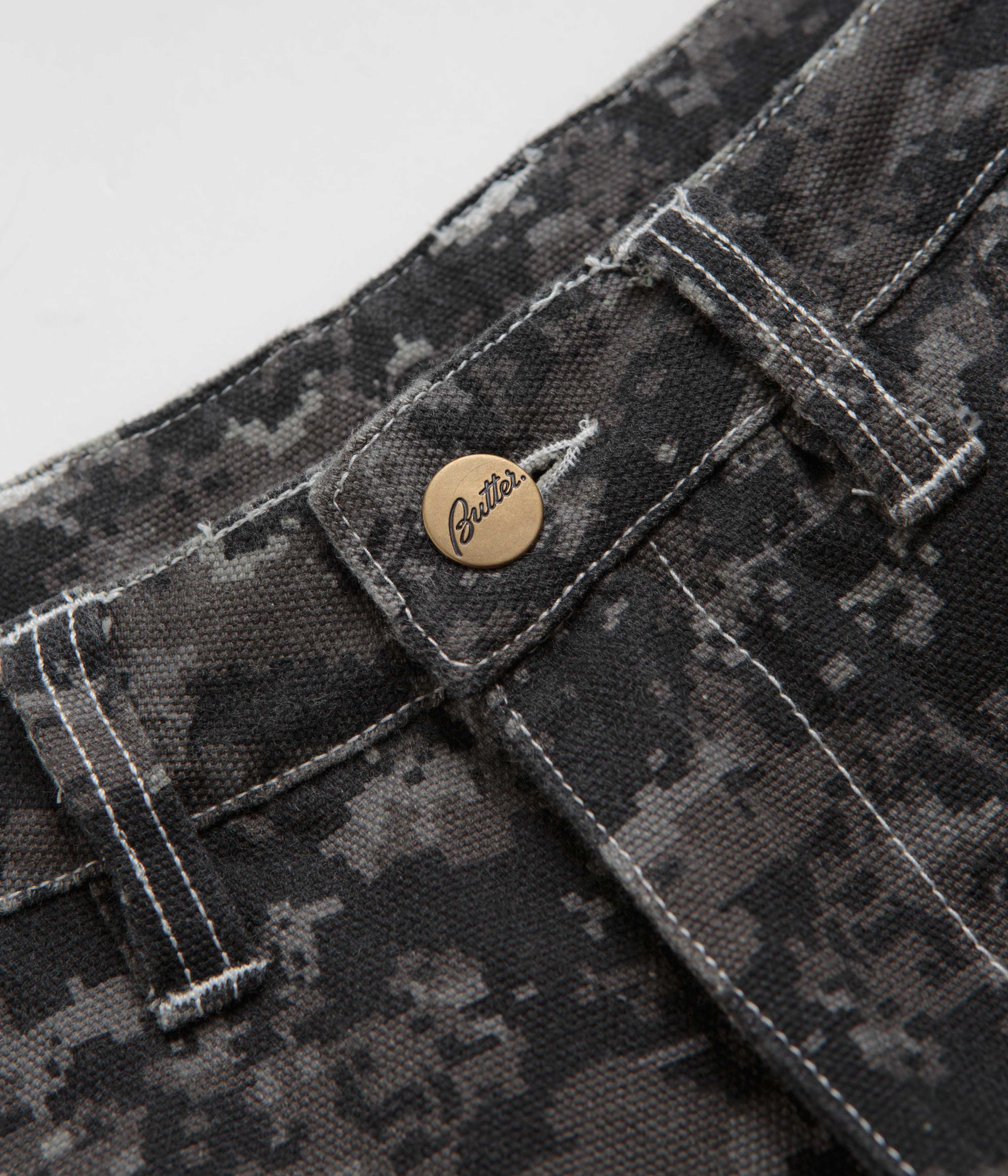 Butter Goods Dark Digital Camo Work Pants - A Must-Have!