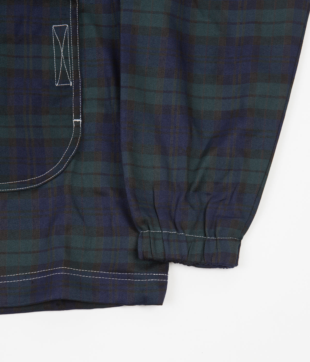 Butter Goods Navy/Forest Spring Pullover Jacket - A Retro Streetwear Essential