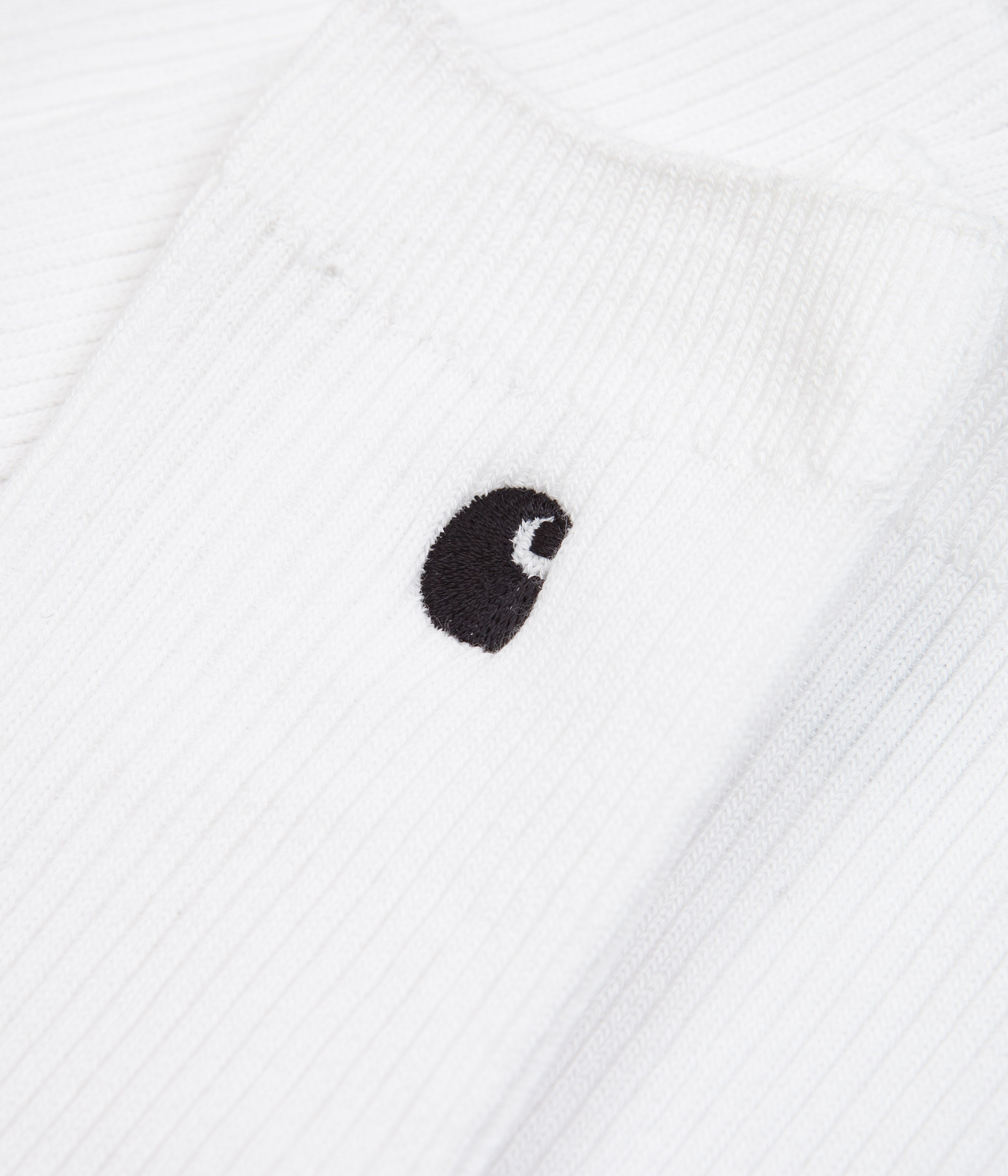 Carhartt Madison Socks (2 Pack) - White/Black: Stylish and Comfortable Footwear!