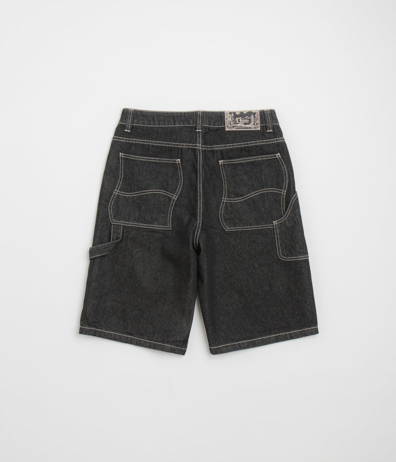 Dime's Stunning Black Washed Classic Denim Shorts