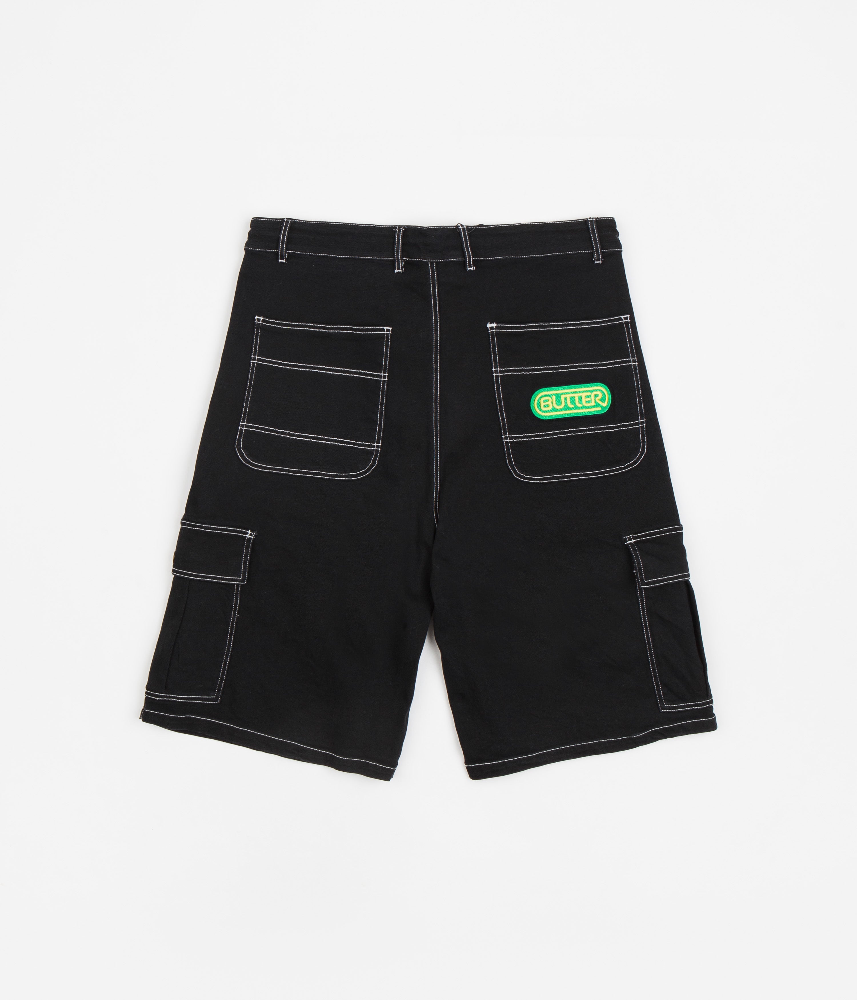 Butter Goods Black Baggy Cargo Shorts - An Urban Style Essential