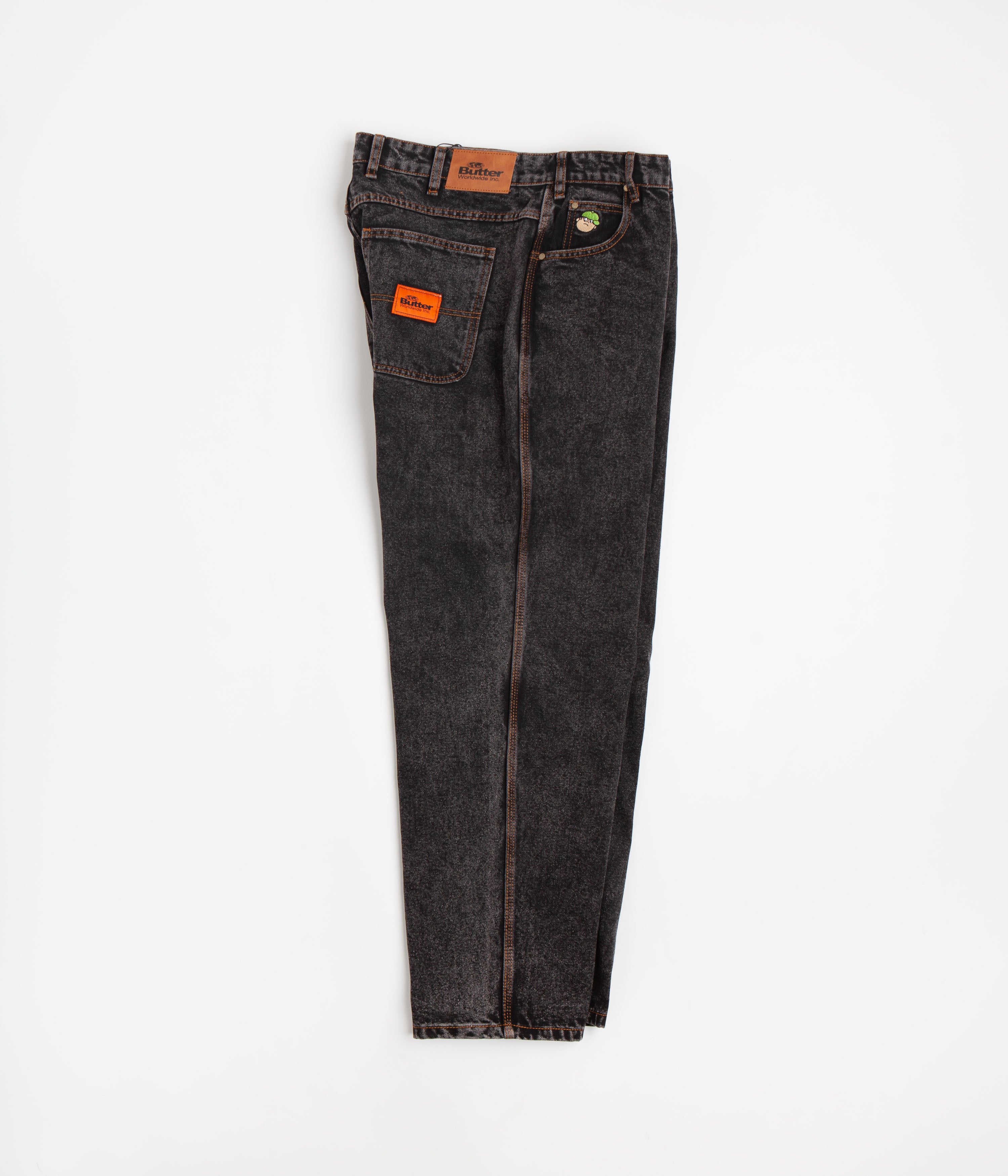 Butter Goods Gun Metal Santosuosso Denim Pants - Ultra Baggy Style