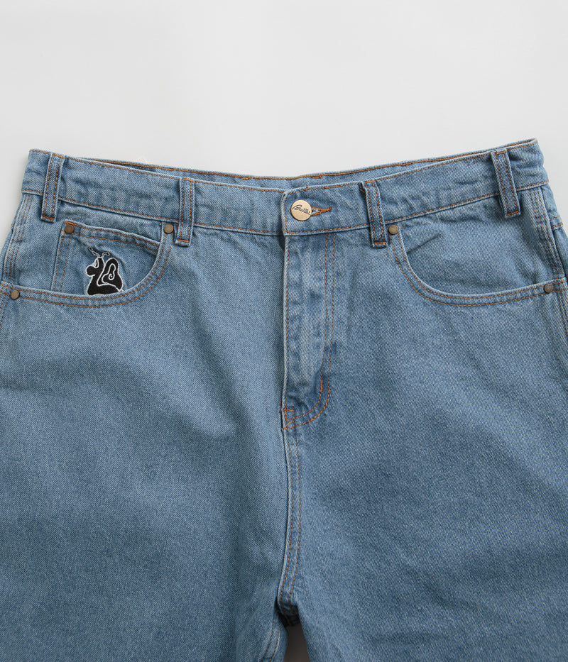 Butter Goods Critter - Washed Indigo Baggy Denim Shorts: A Must - Have!