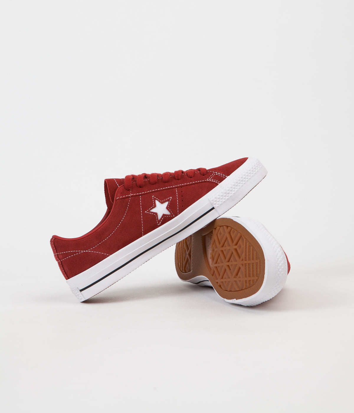 Converse One Star Pro Ox Shoes - Stunning Terra Red