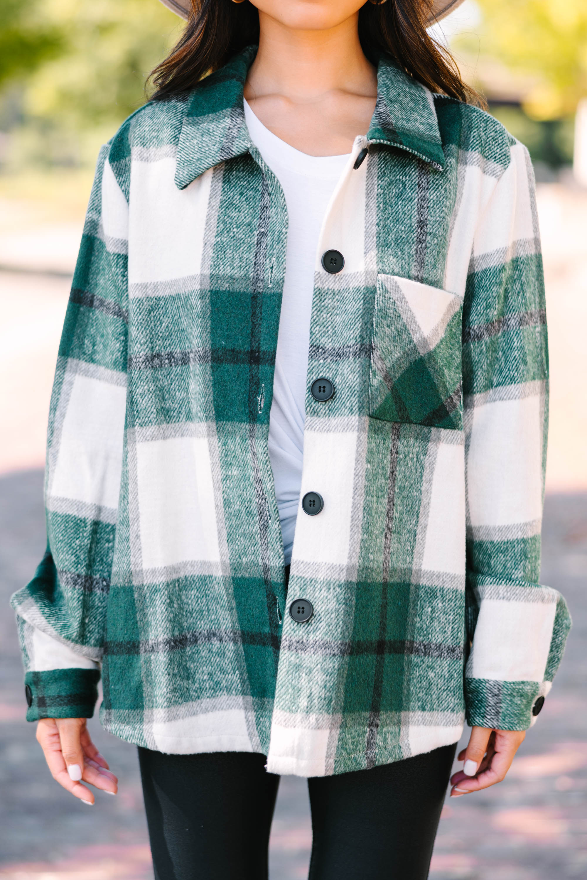 Unleash Your Best Self with the Green Plaid Shacket