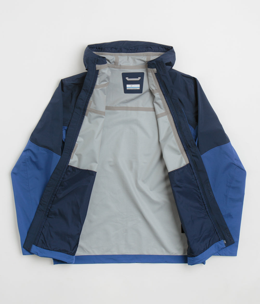 Columbia Wahkeena Falls 3L Shell Jacket - Stunning Mountain Blue / Collegiate Navy