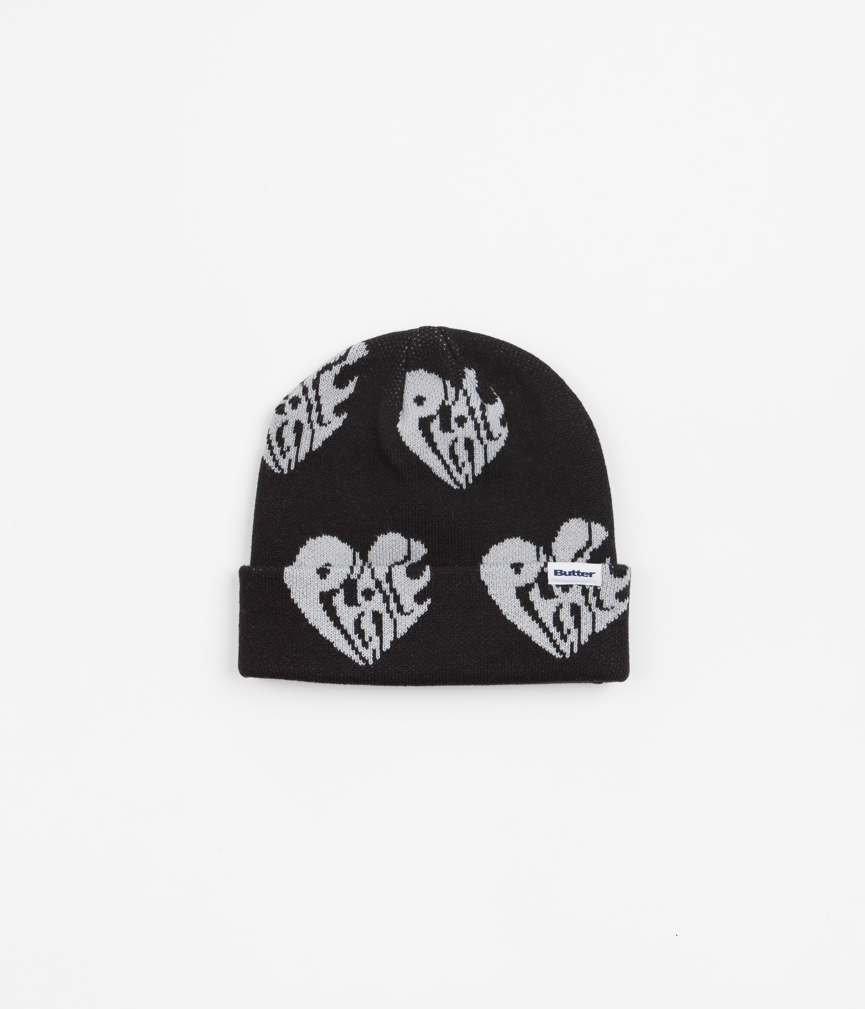 Butter Goods Peace Beanie - Black: Stylish and Comfortable!