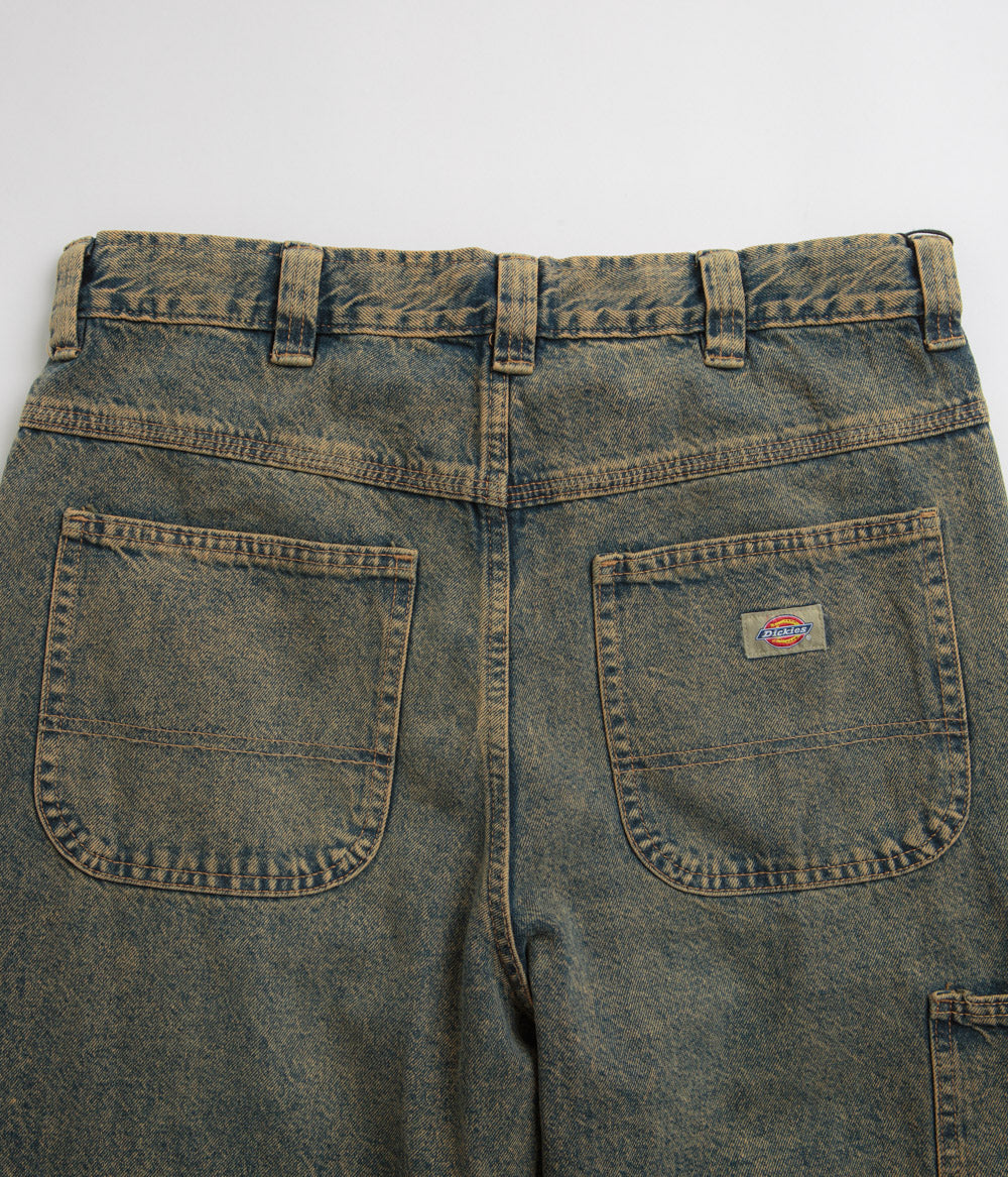 Dickies Madison Yellow Fade Indigo Jeans - Trendy and Comfortable!
