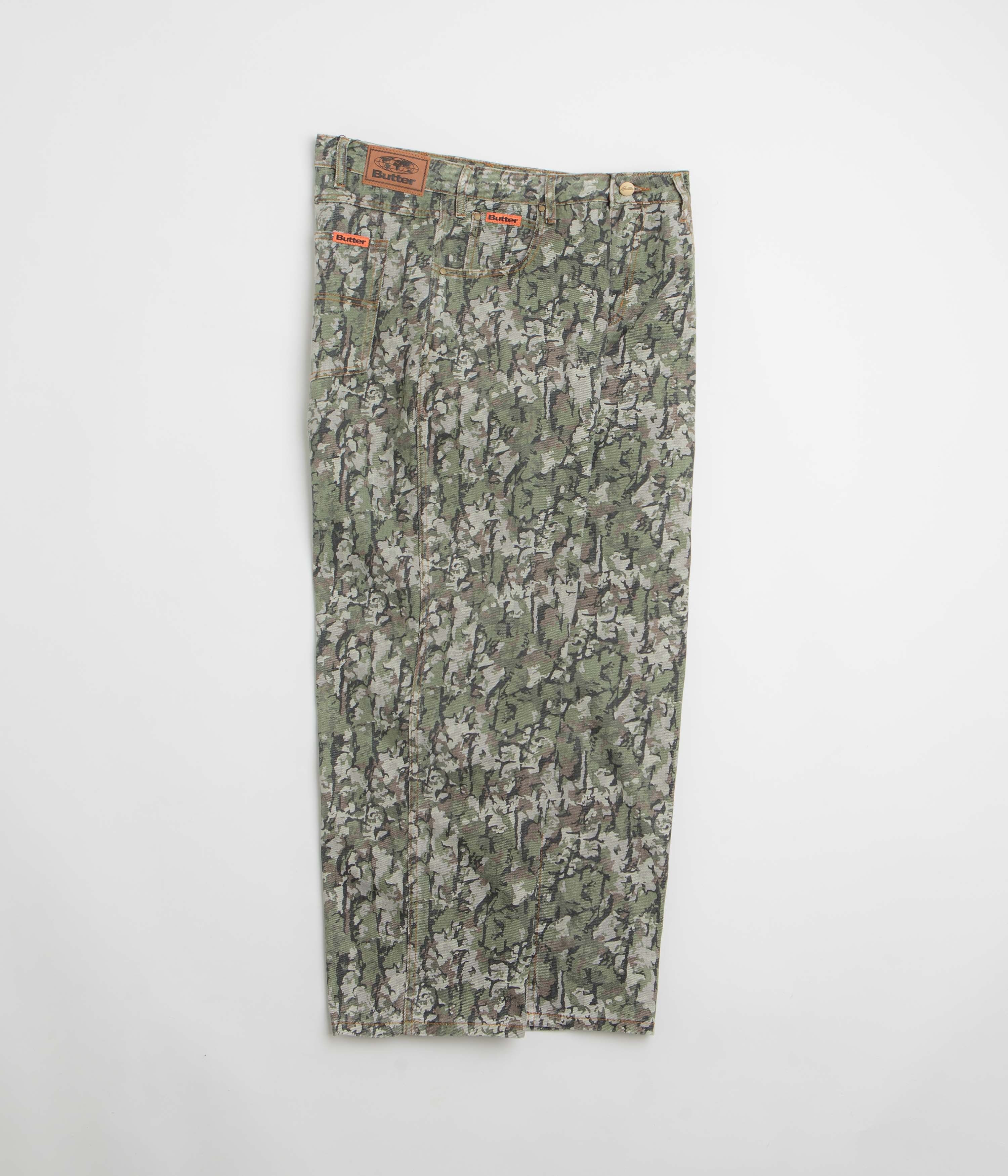 Butter Goods Army Bark Camo Baggy Jeans - Irresistible Style!