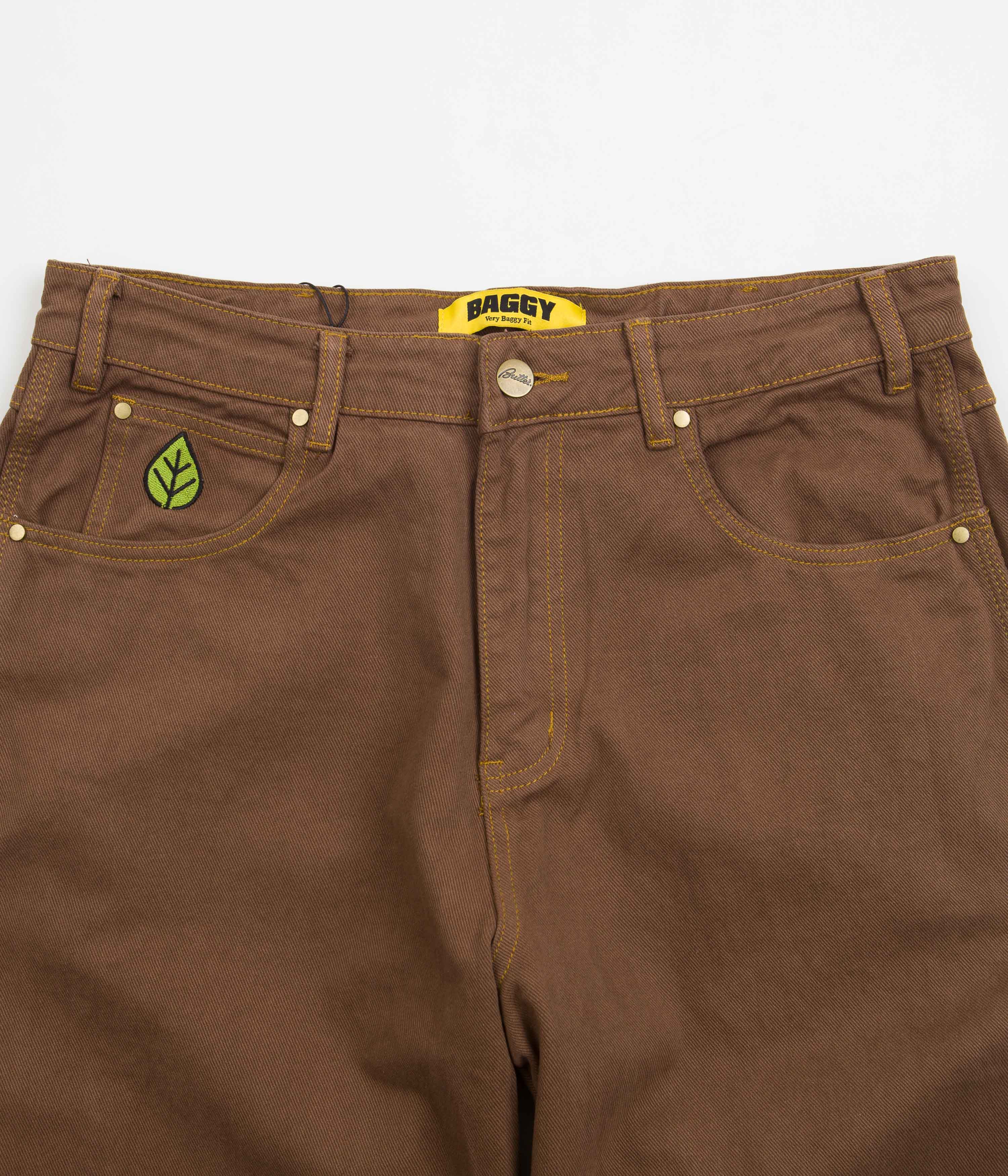 Butter Goods Brown Weathergear Heavyweight Jeans - A Skateboarder's Dream!