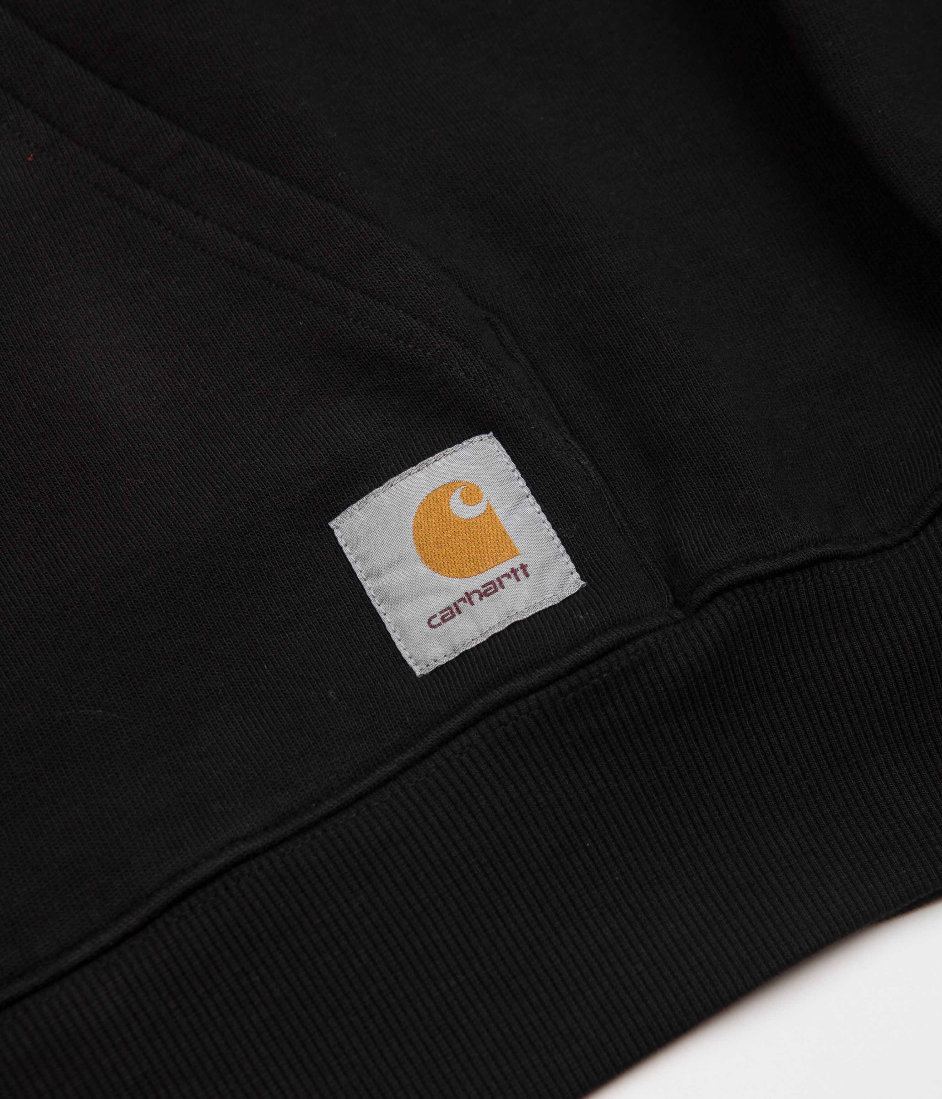 Stylish Carhartt Wade Black Half Zip Hoodie