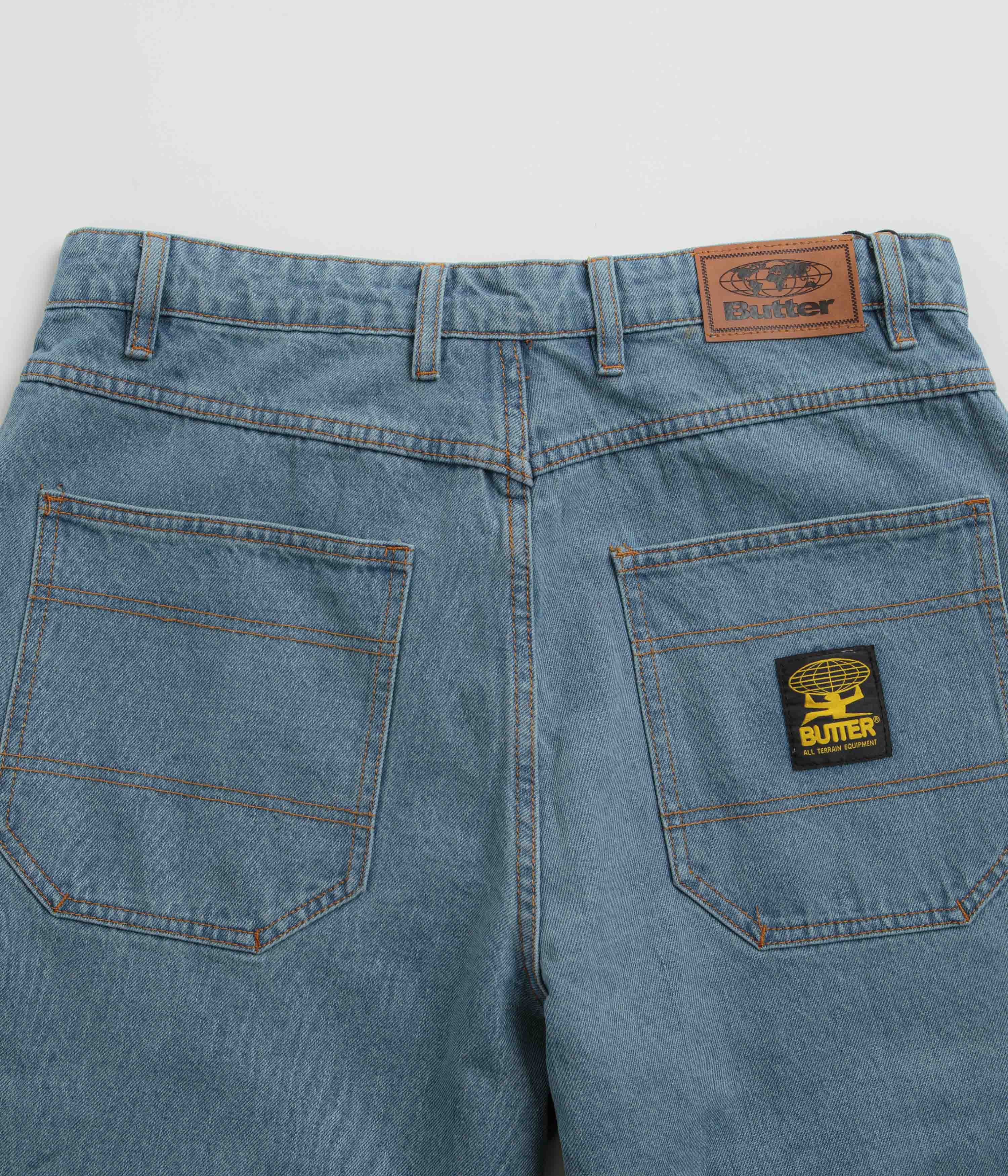 Butter Goods Faded Blue Patch Pocket Jeans - Irresistible Style!