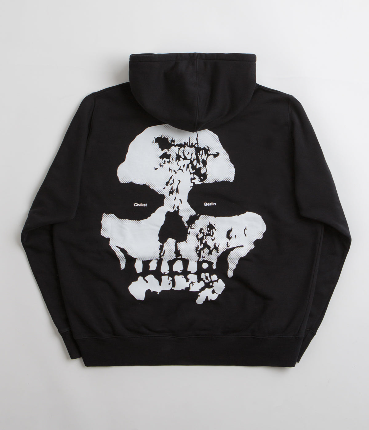 Stunning Civilist Black Skull Hoodie - A Must-Have!