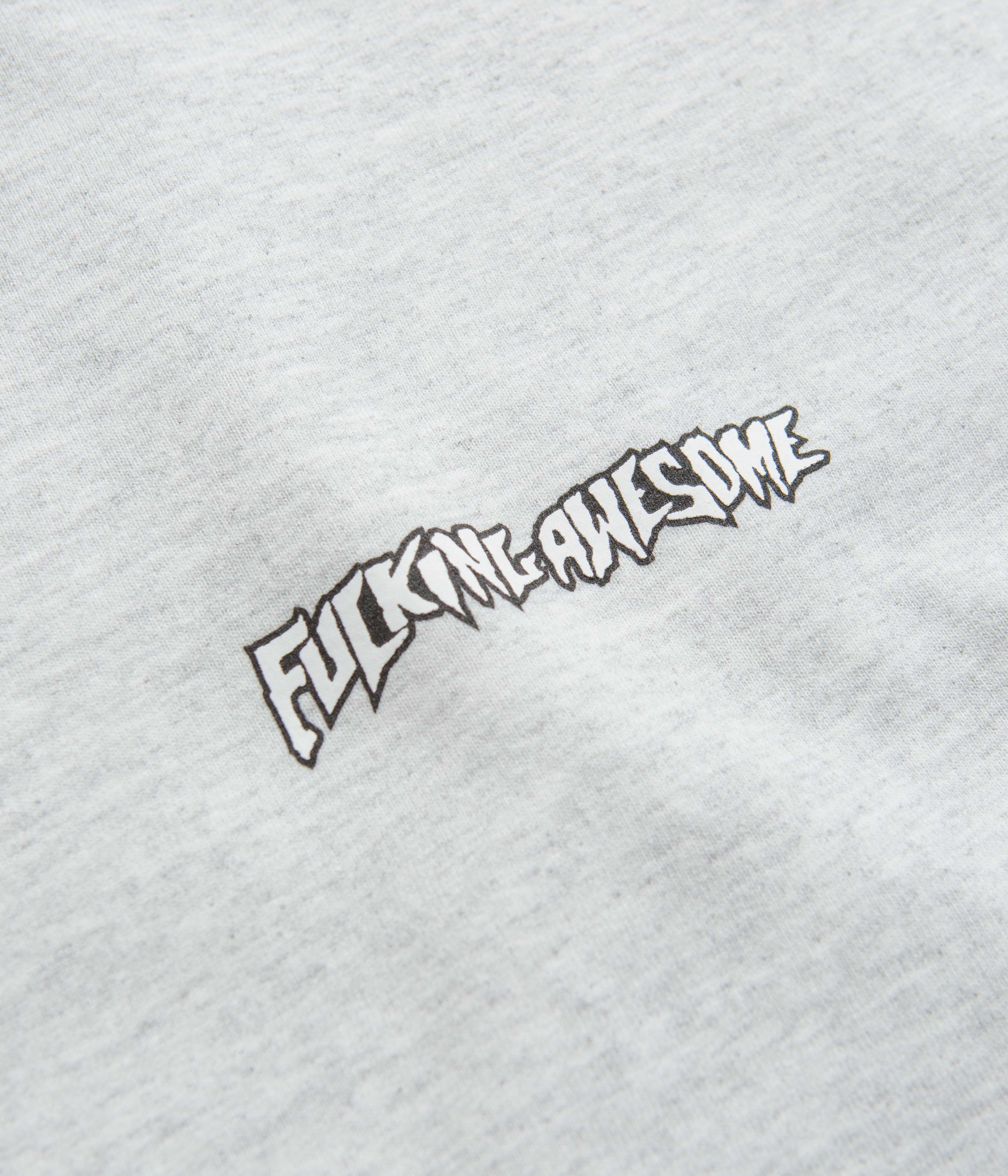 Fucking Awesome's Stunning Heather Grey Little Stamp Crewneck Sweatshirt