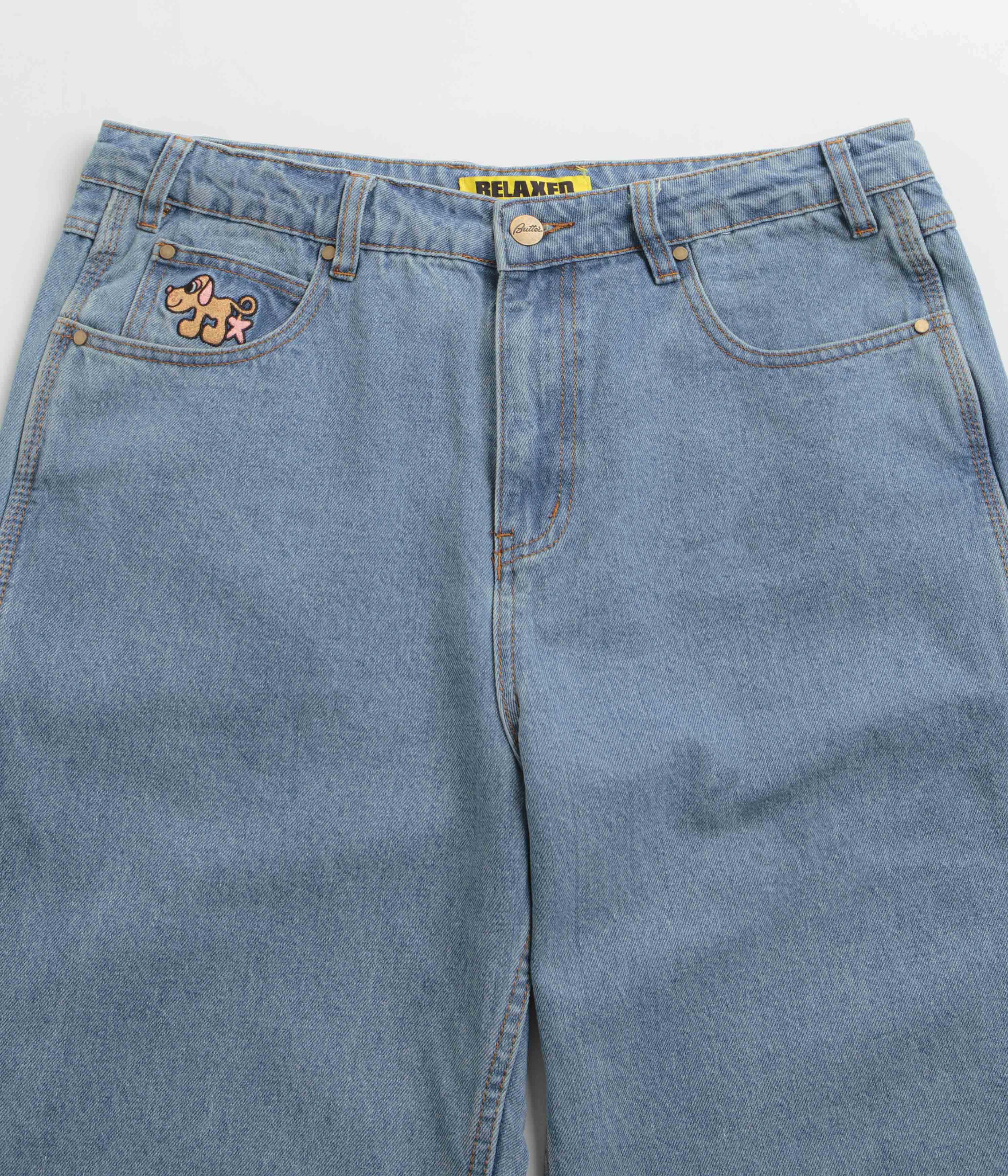 Butter Goods Pooch Relaxed Jeans - Stunning Washed Indigo