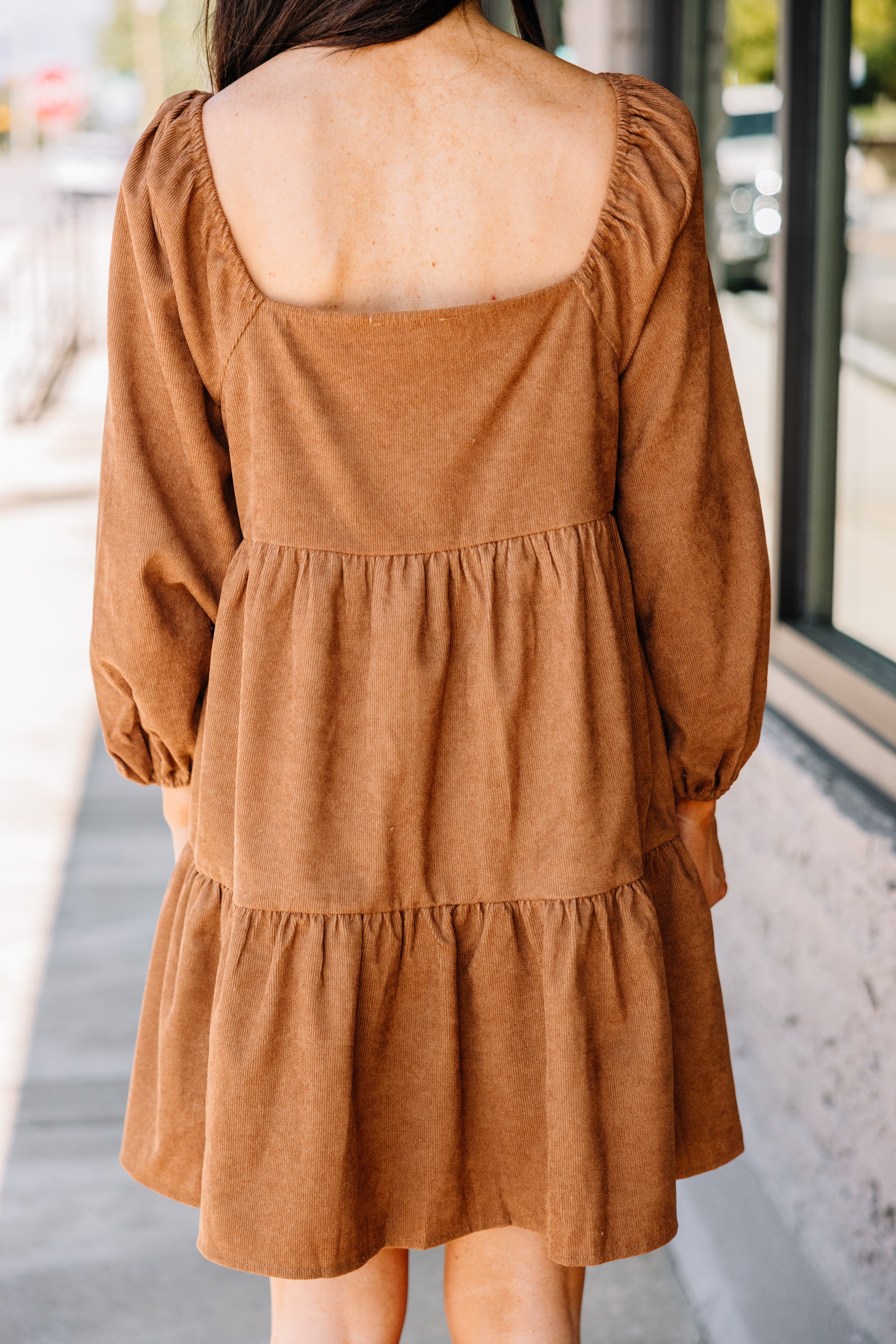 Fall Must-Have: Be The One Brown Corduroy Mini Dress